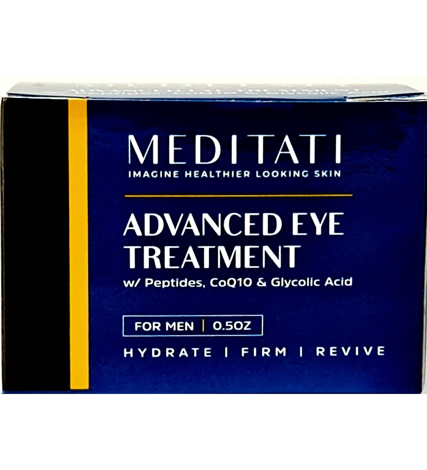Men's Anti-Aging Eye Treatment | Reduce Crow's Feet, Wrinkles, Dark Circles, and Puffiness | Natural & Organic Ingredients | 0.5 oz - Buy Online on GoSupps.com