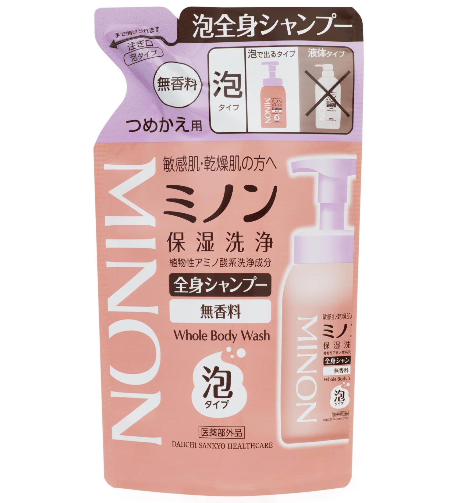  Minon Minon Full Body Shampooing Foam Type Refill 400 ml - Buy Online on GoSupps.com