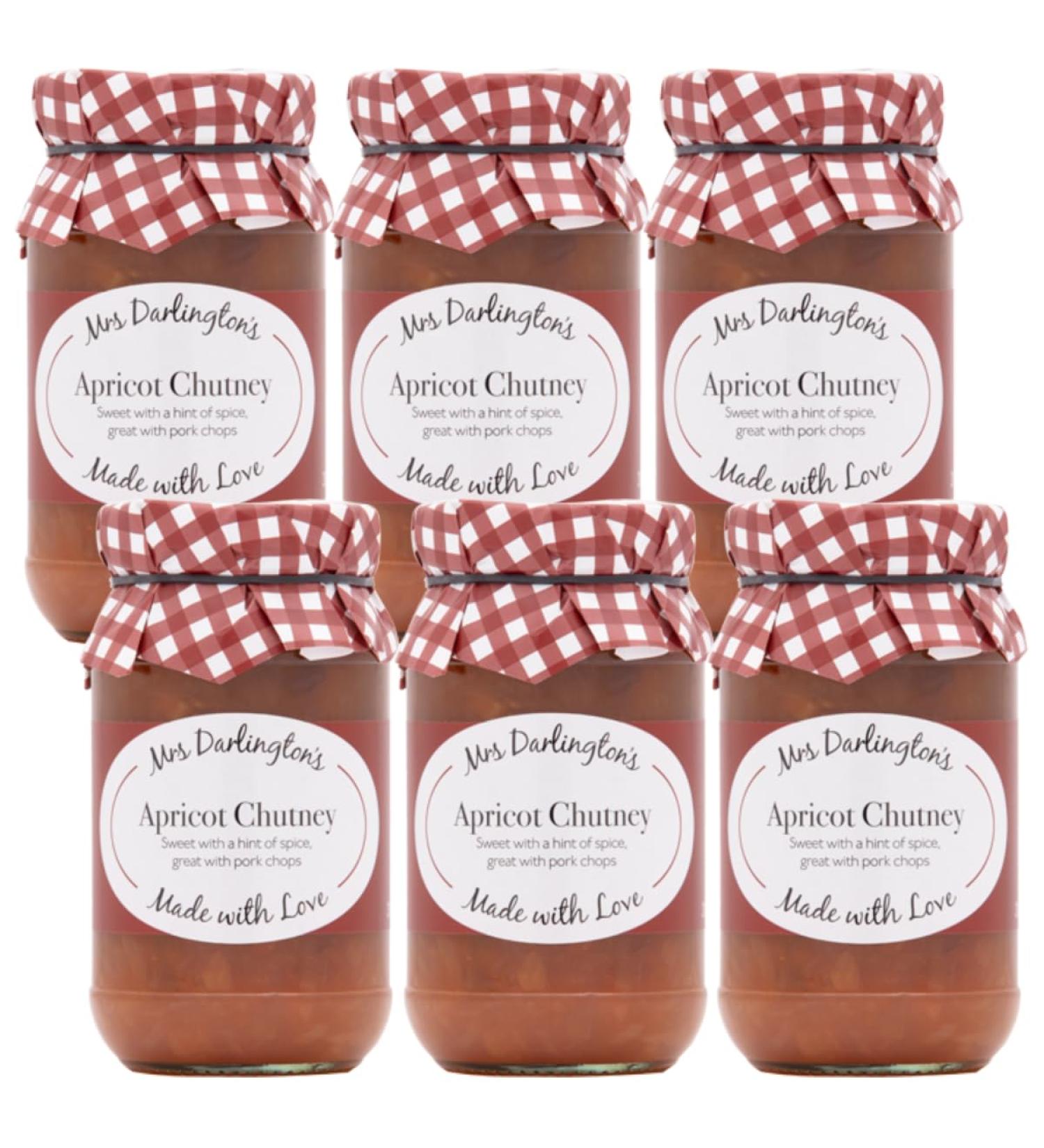 Mrs Darlington's Apricot Chutney - 312g - Pack of 6
