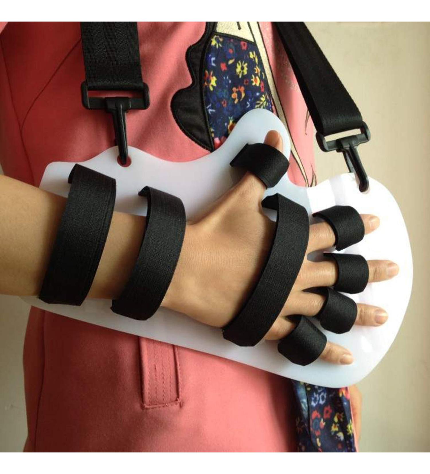 Finger Separator Resting Splint - Adjustable Finger Training Device for Hemiplegia | Ergonomic Wrist Brace for Men & Women - Buy Online on GoSupps.com