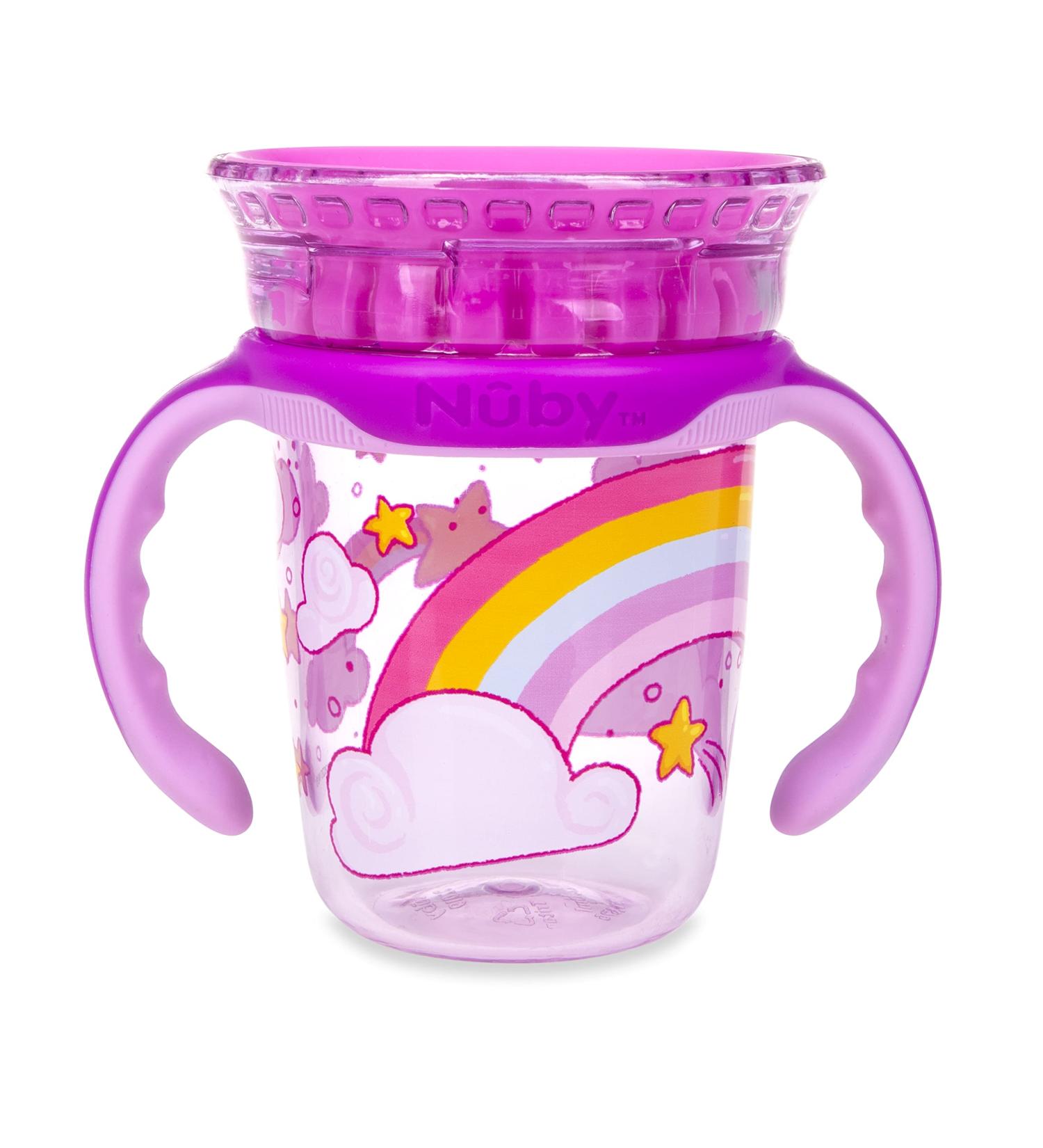 Nuby 2-Handle 360 8 oz Tritan Cup - Assorted Colors/Prints - Buy Online on GoSupps.com