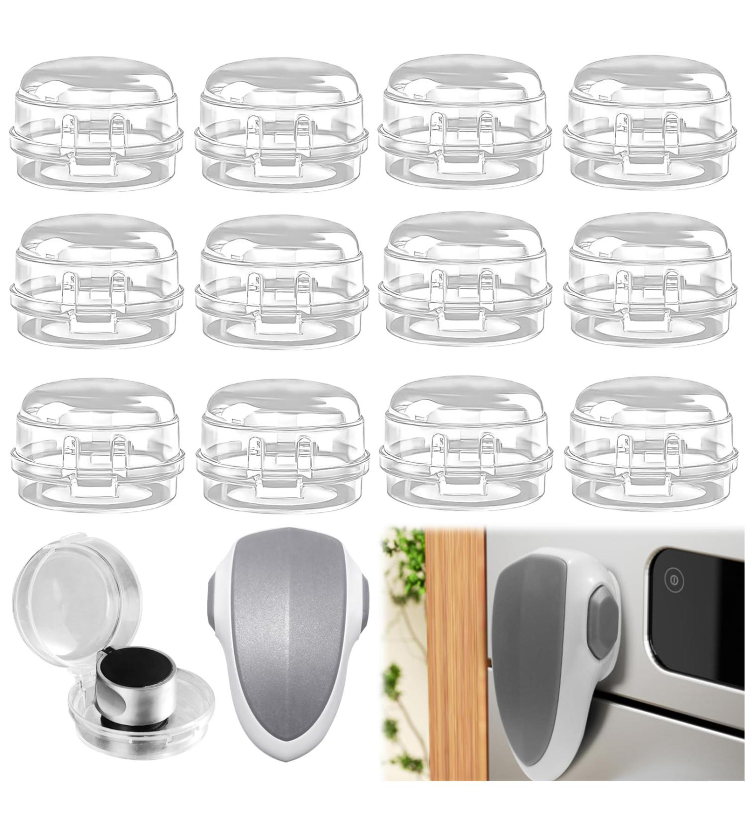 12 Pieces Child Lock Stove Rotary Knobs | Nizirioo Herd Safety Set for 4.2 cm Knobs | Premium Oven Protection Kit - Buy Online on GoSupps.com