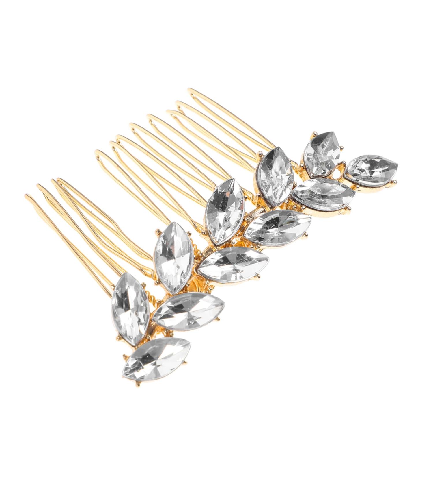 Angoily accessories hair comb bride hair clip Horse eye Fashion women's comb hairpin Crystal hair Diamond headgear girl hair side comb hair combs for women decorative - Buy Online on GoSupps.com