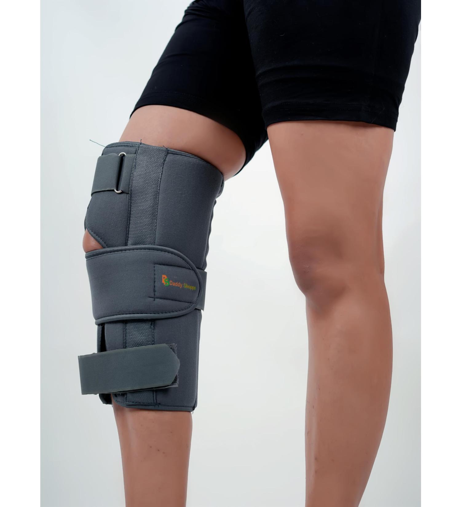 Compression Knee Brace Hinged Meniscus Support - Large Joint Pain & Arthritis Wrap for Maximum Relief - Buy Online on GoSupps.com