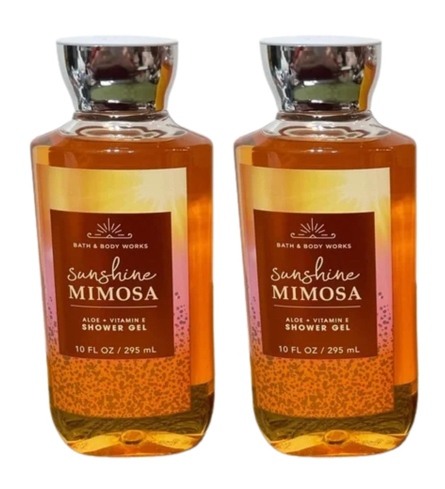 Bath and Body Works Gift Set of of 2 - 10 Fl Oz Shower Gel (Sunshine Mimosa)