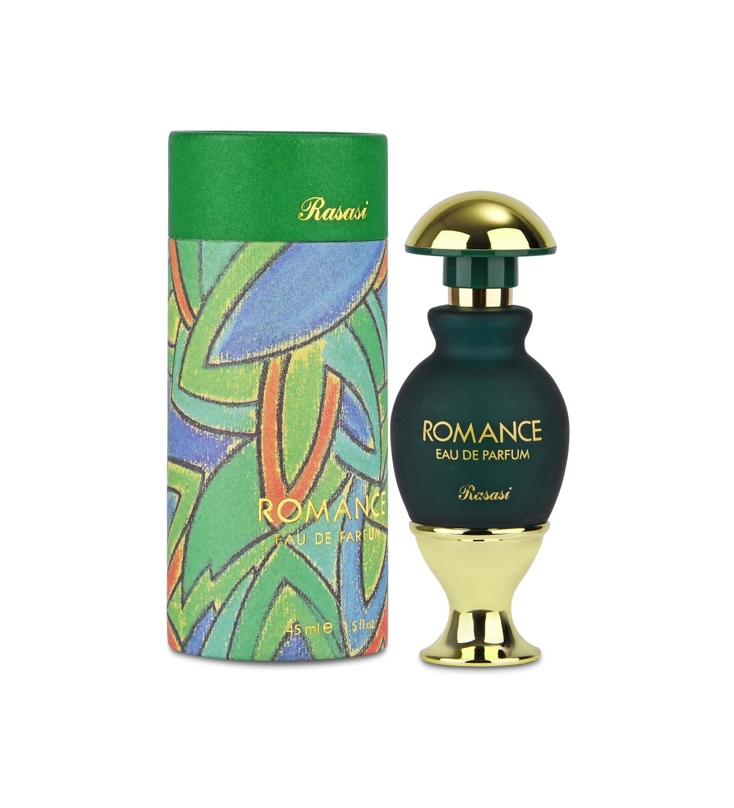 RASASI Romance for Woman EDP - 45ML (1.5 oz) I Intensely Captivating | Aromatic fresh Green Fruity Musky Ambery-Woody | Elegant bottle I Romance for Woman EDP 0.75 Fl Oz (Pack of 2) - Buy Online on GoSupps.com