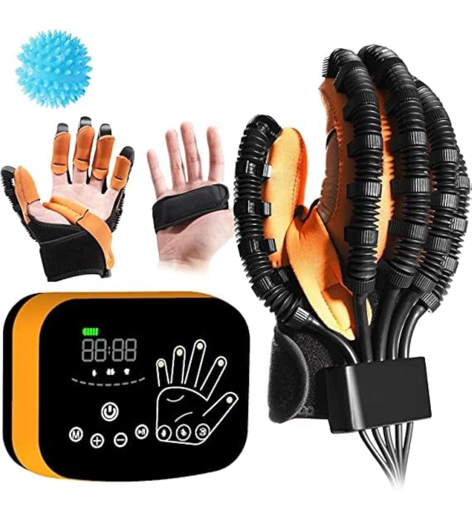 Rehabilitation Robot Gloves for Stroke Therapy | Hemiplegia Hand Trainer - XL (Left Hand - Buy Online on GoSupps.com