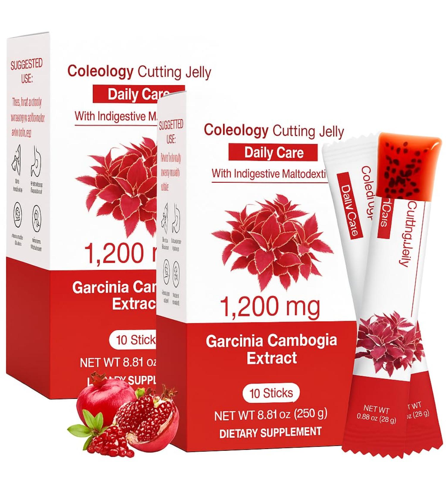 ZUVARA Coleology Jelly Sticks Korean Pomegranate Flavor Jelly with Collagen & Chia Seeds Daily Wellness Formula 8.81 oz(2Boxes) - Buy Online on GoSupps.com