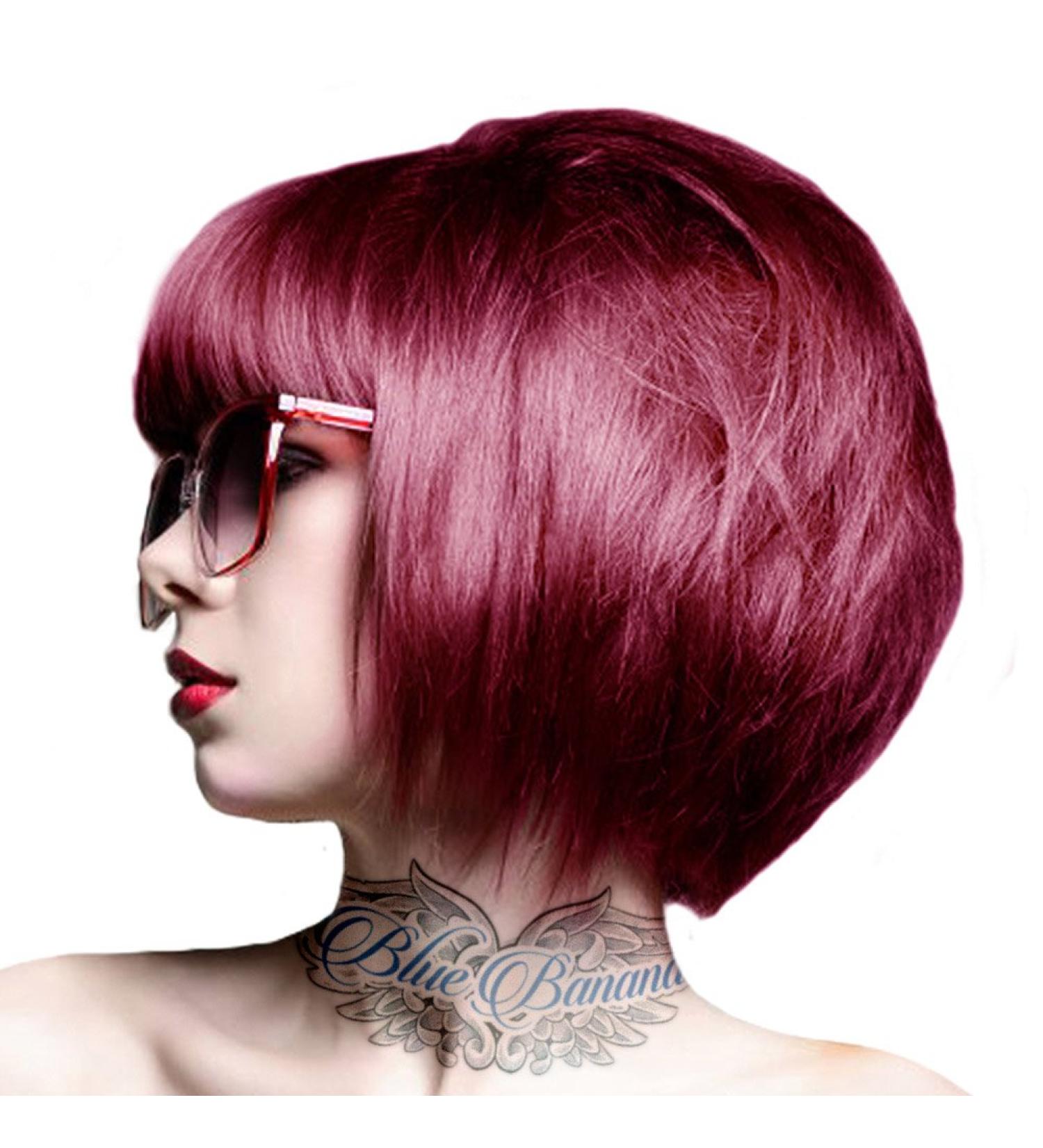 Crazy Color Renbow Semi-Permanent Hair Colour Cream Dye 100ml-Cyclamen Red - Ciclamen Rojo 100 ml (1 pack)