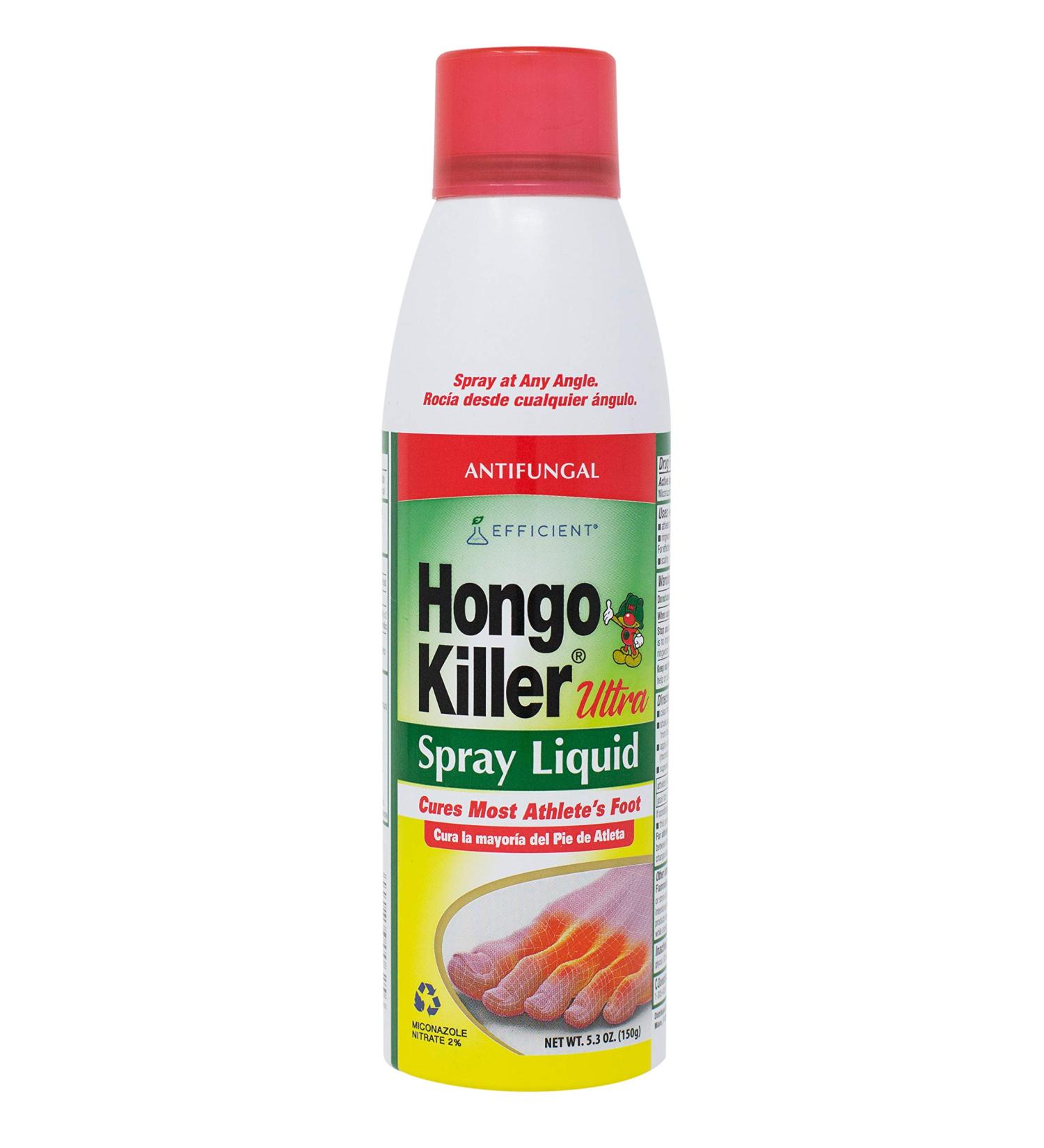 Hongo Killer Antifungal Ultra Spray Liquid 5.3oz - Athlete's Foot Treatment - Buy Online on GoSupps.com