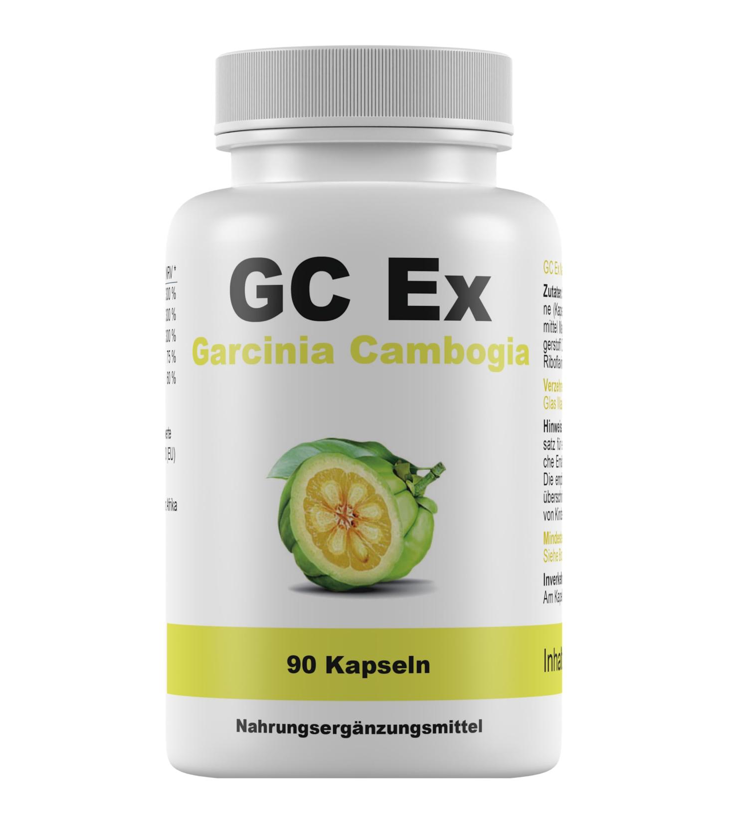 GC Ex Garcinia Cambogia 1500mg | Premium 100% Natural Extract | 90 High-Dose Capsules | International Shipping - Buy Online on GoSupps.com