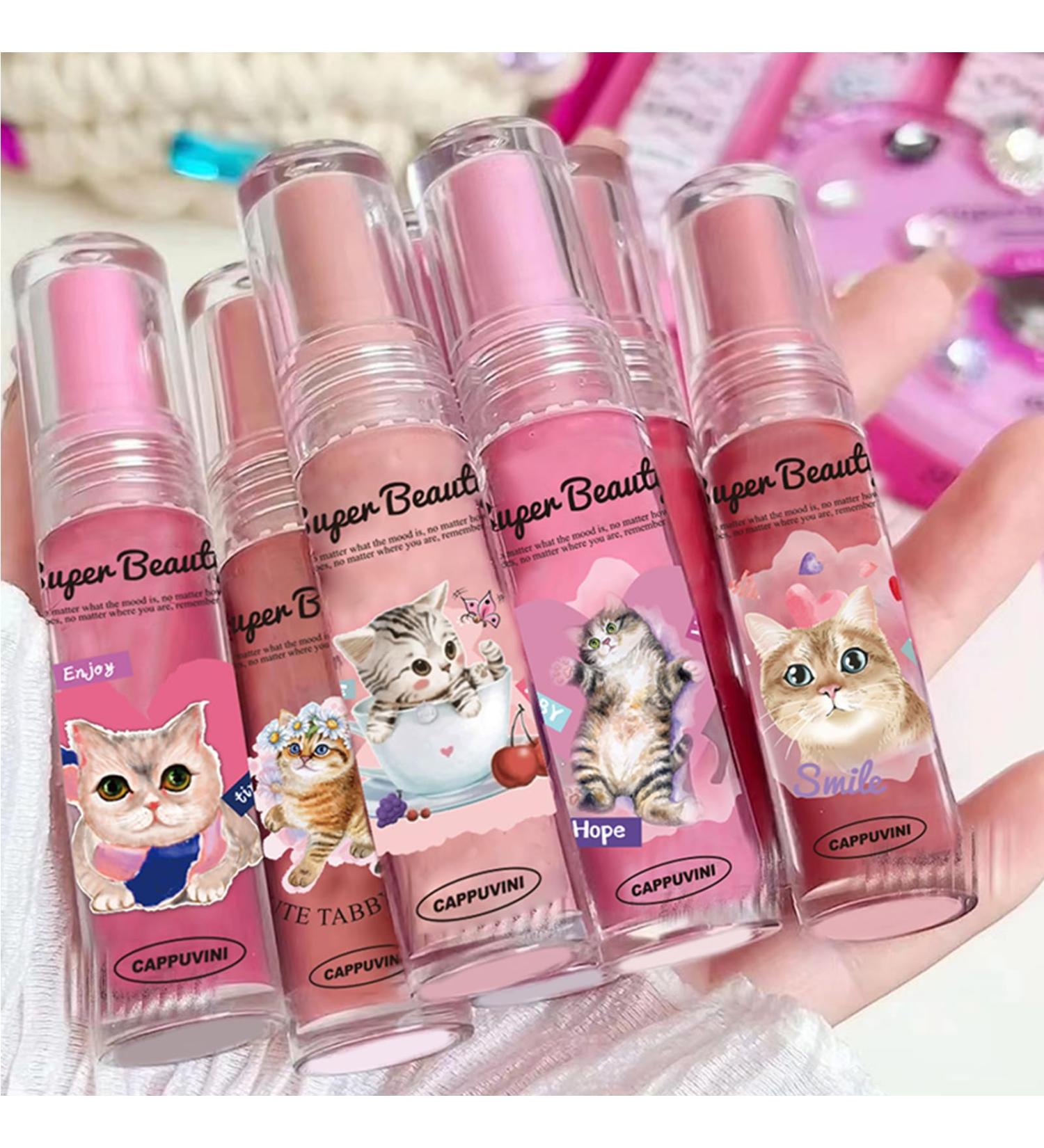Buy 6 Colors Tinted Lip Glaze | Long Lasting Waterproof Lip Gloss | Nourishing Moisturizing Lip Oil for Women & Girls - Buy Online on GoSupps.com