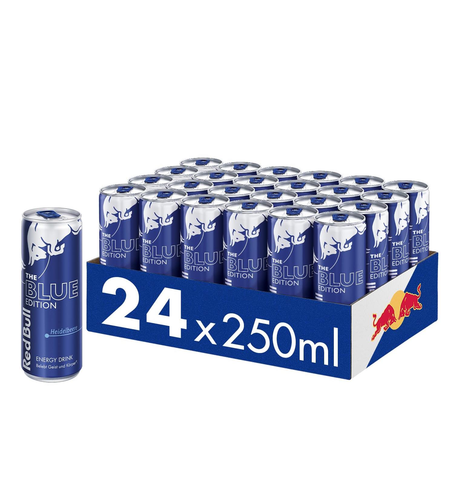 Red Bull Blue Edition Blueberry Energy Drink 8.4 Fl Oz (Pack of 24) | Boost Energy with Refreshing Blueberry Flavor - Buy Online on GoSupps.com
