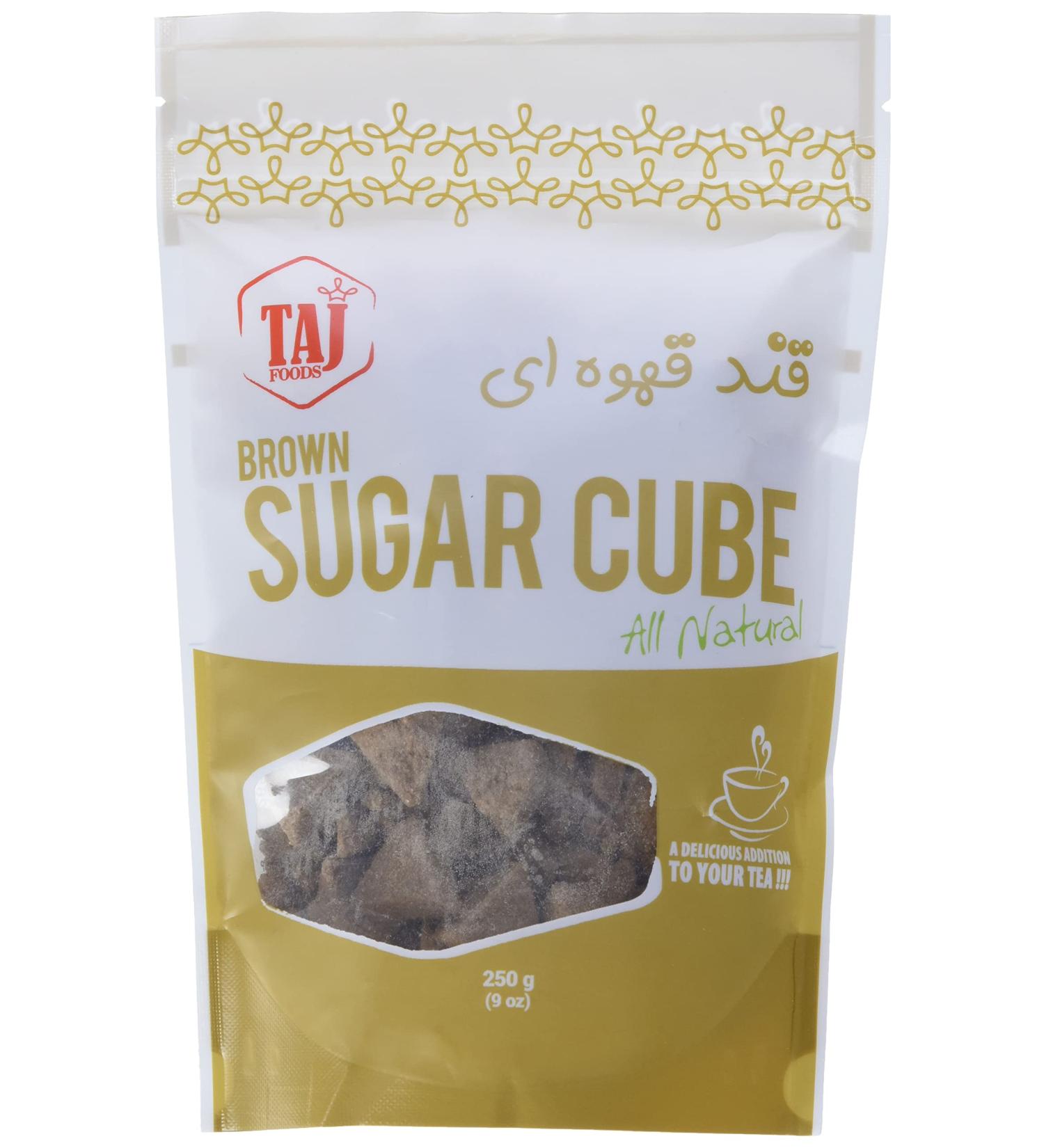 TAJ Foods Brown Sugar Cubes 227 Grams - Buy Online on GoSupps.com