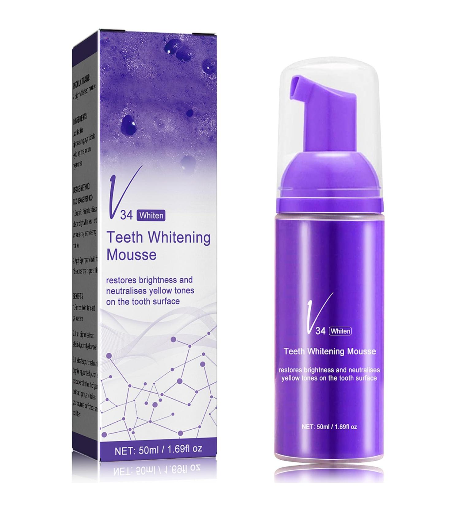 Purple Toothpaste for Teeth Whitening | Tooth Stain Removal & Colour Corrector for Adults | Shop Internationally - Buy Online on GoSupps.com