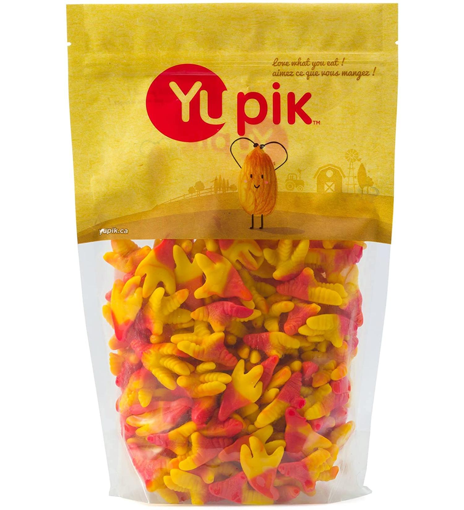 Yupik Gummy Chicken Feet 1 kg 6 Count Gluten-Free Fruity Flavor Chewy & Colorful Chicken Feet-Shaped Gummies Fun Treat Sweet Candy Delicious Snack Ideal for Gifting Holidays & Baking 6 kg - Buy Online on GoSupps.com