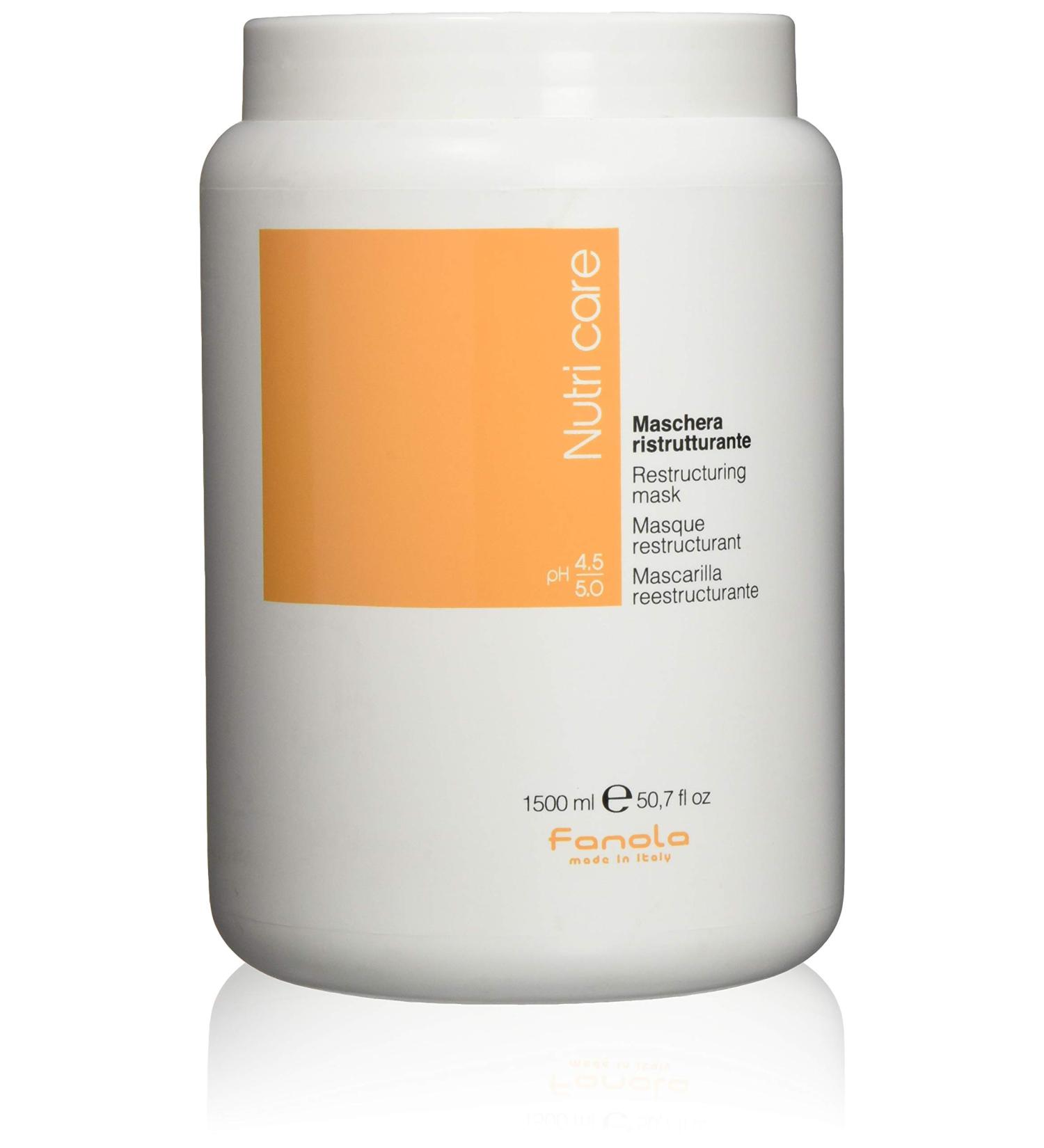 Fanola Nutri Care Restructuring Mask 1500ml - Hydrating Hair Treatment (1 Pack) - Buy Online on GoSupps.com