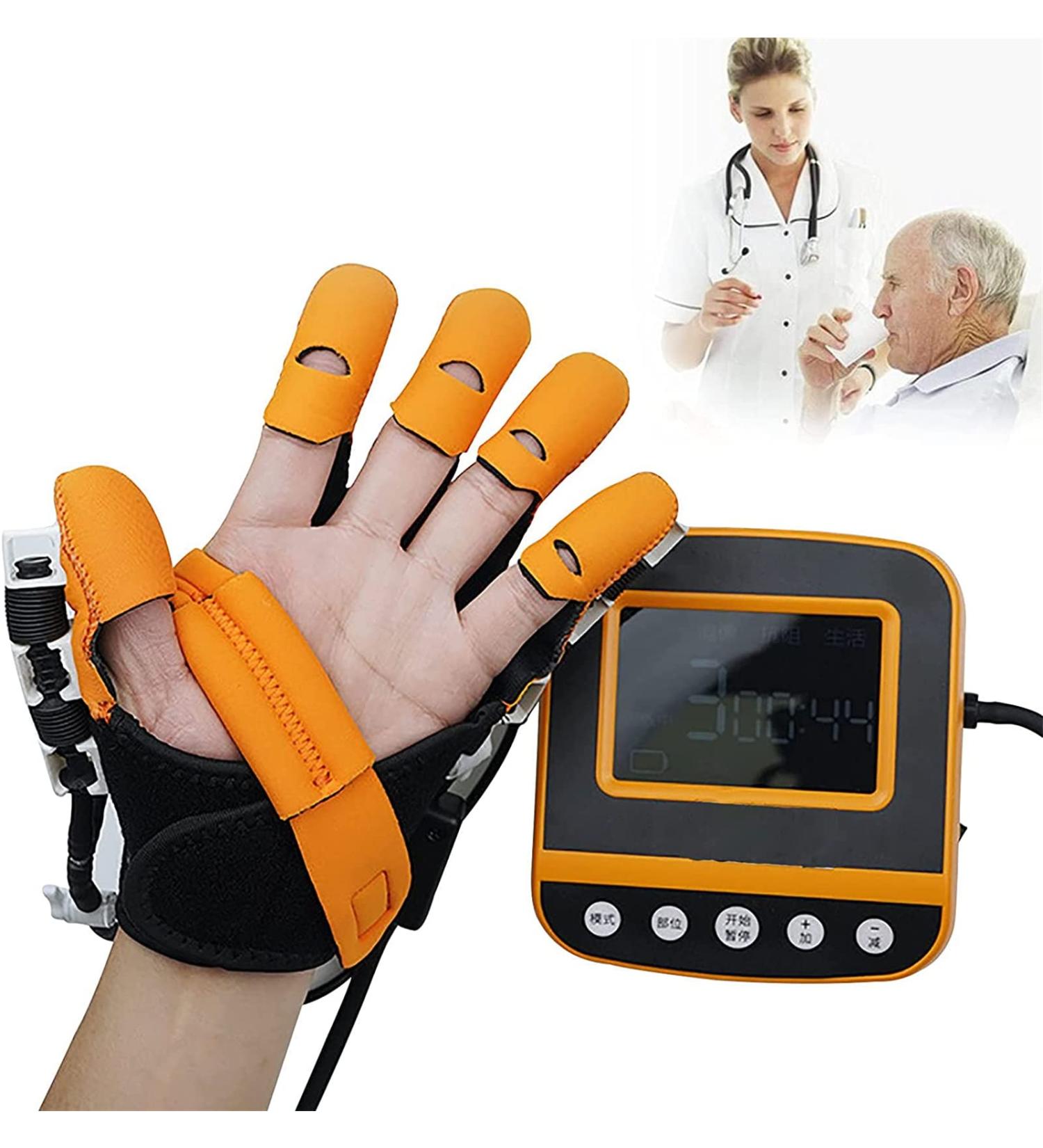 ZZBB Stroke Hand Splint Manual Training Rehabilitation Robot Gloves Hand Stroke Hemiplegia Rehabilitation Training Equipment Left Small - Buy Online on GoSupps.com