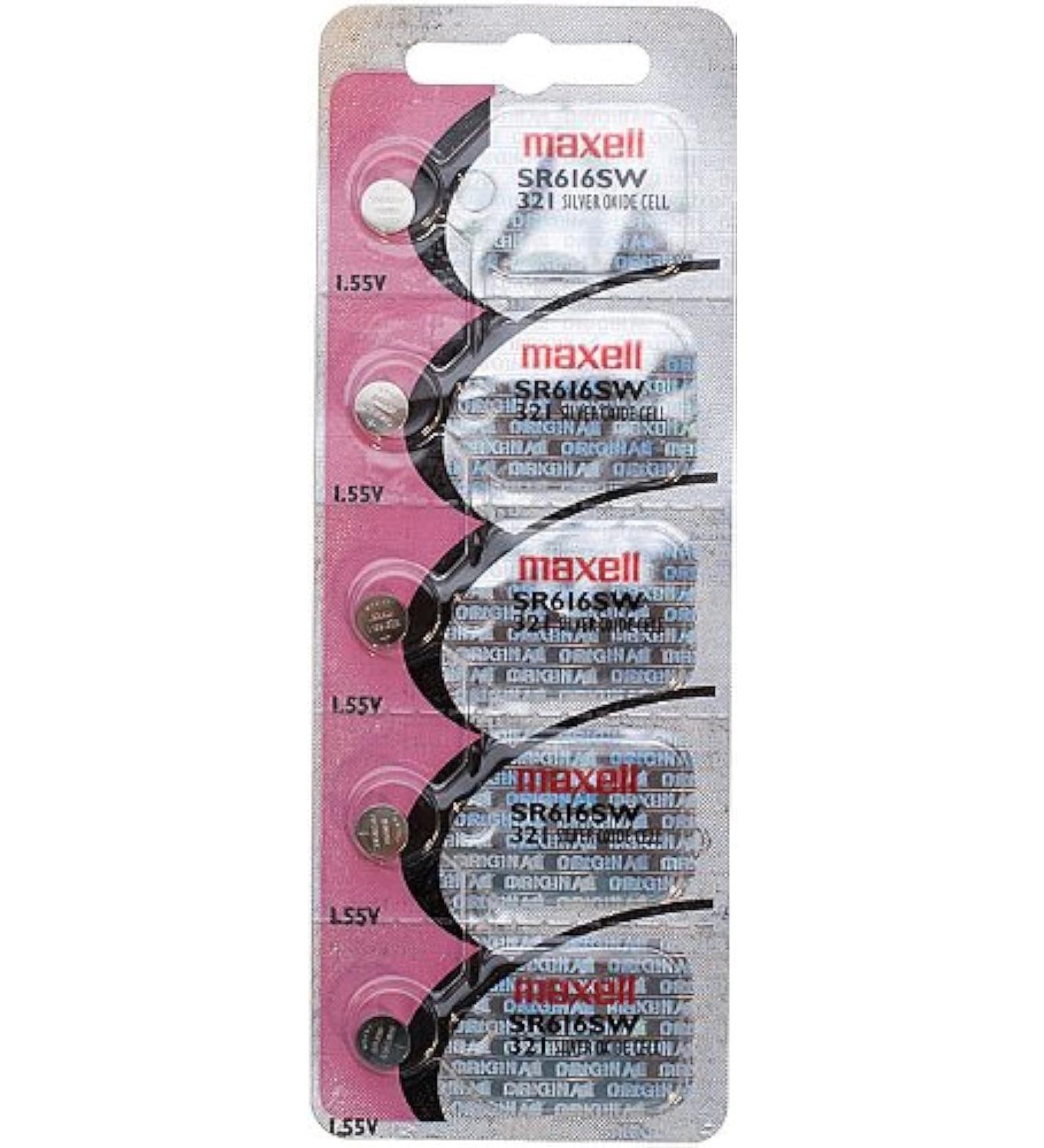 Buy Maxell #321 Batteries - Energizer Pack of 5 for Long-Lasting Power | International Shipping Available - Buy Online on GoSupps.com