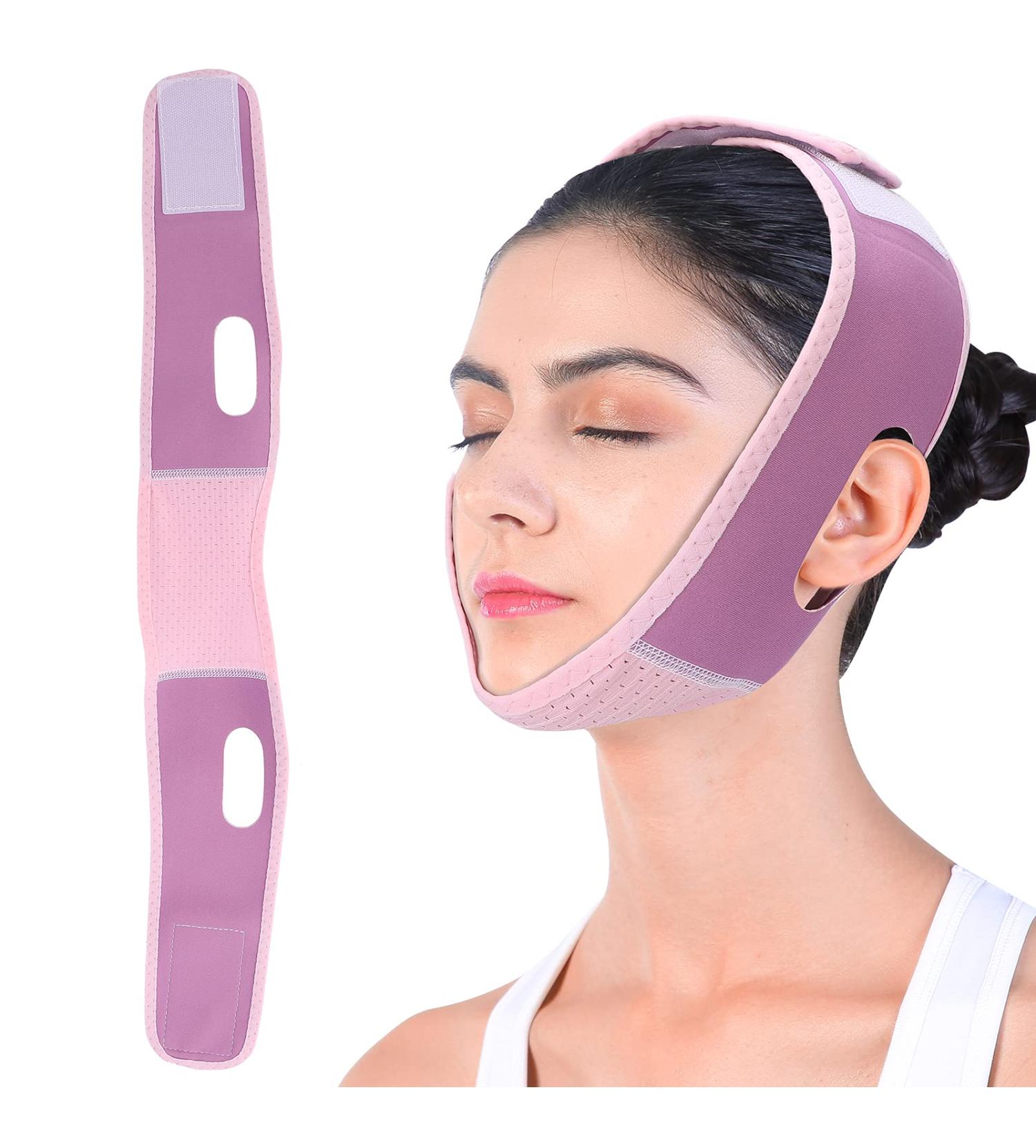Doppelkinn Reduction Slimming Belt | V-Line Face Lifting Mask & Chin Straps for Double Chin Removal | Shop Now for Effective Facial Slimming - Buy Online on GoSupps.com