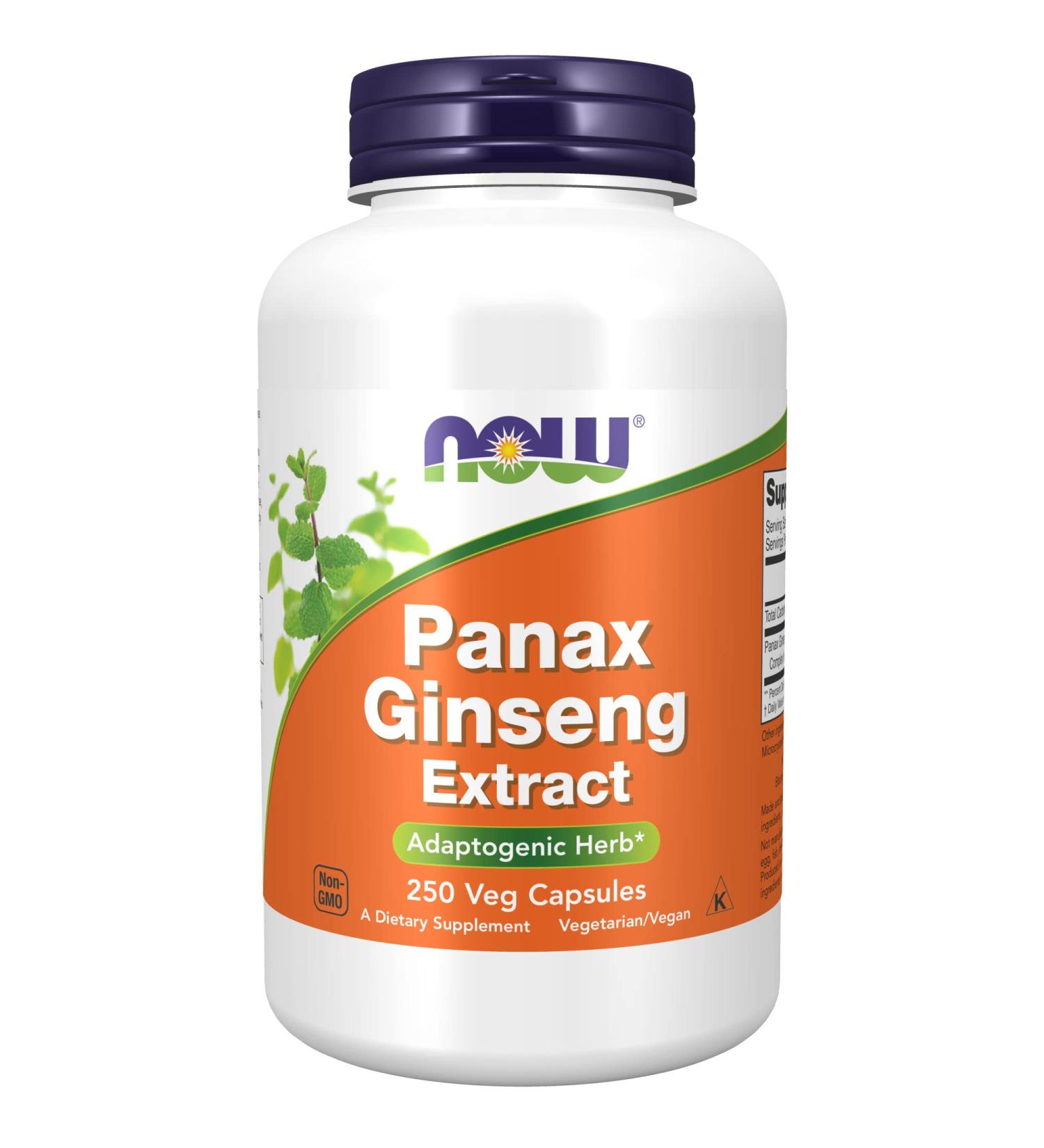Buy Now Foods Panax Ginseng Extract 250 Veg Capsules â€“ Premium Herbal Supplement - Buy Online on GoSupps.com