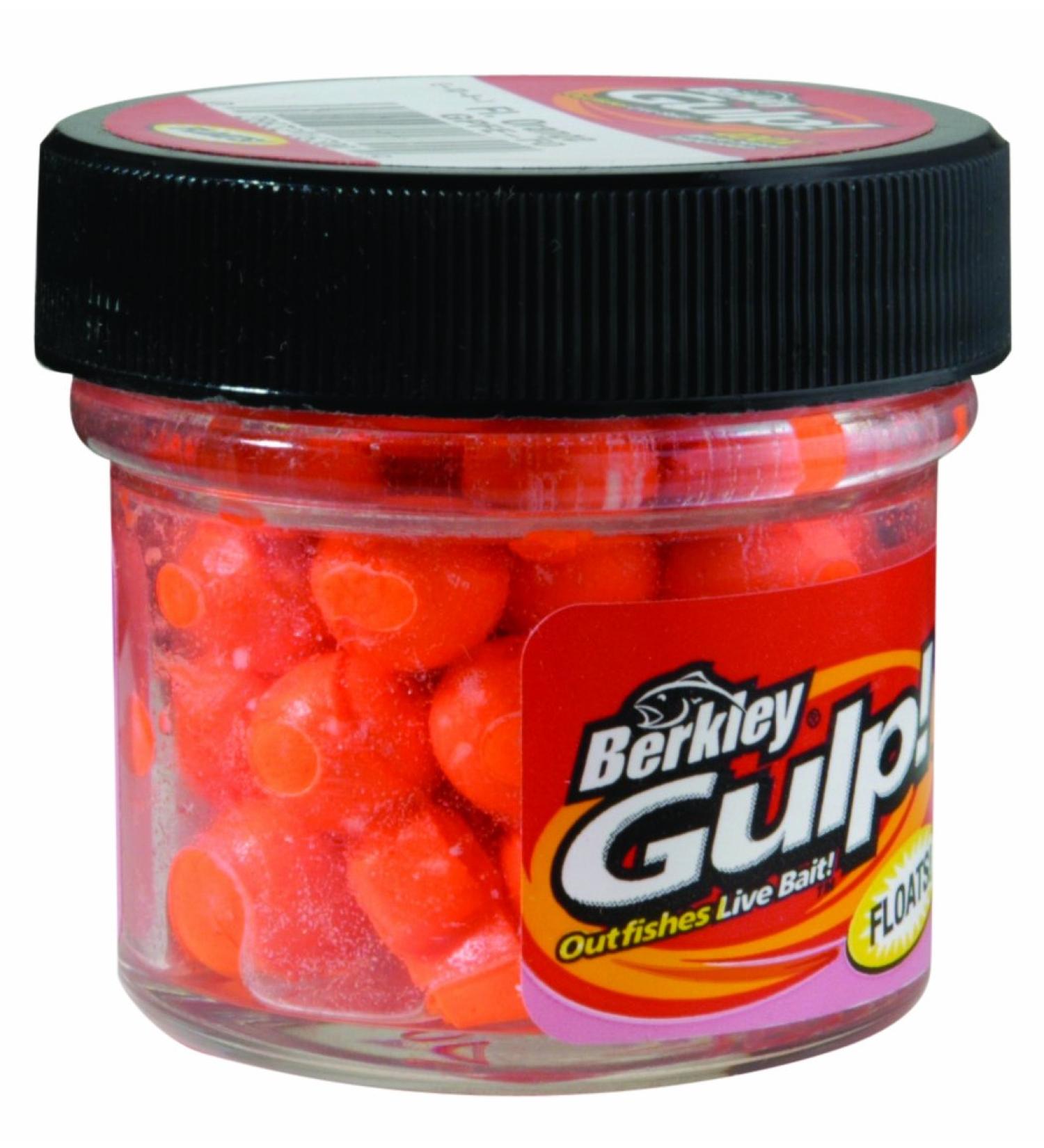 Berkley Berkley Gulp Floating Salmon Eggs 0 56 Ounce Fluorescent Orange 0.56 oz