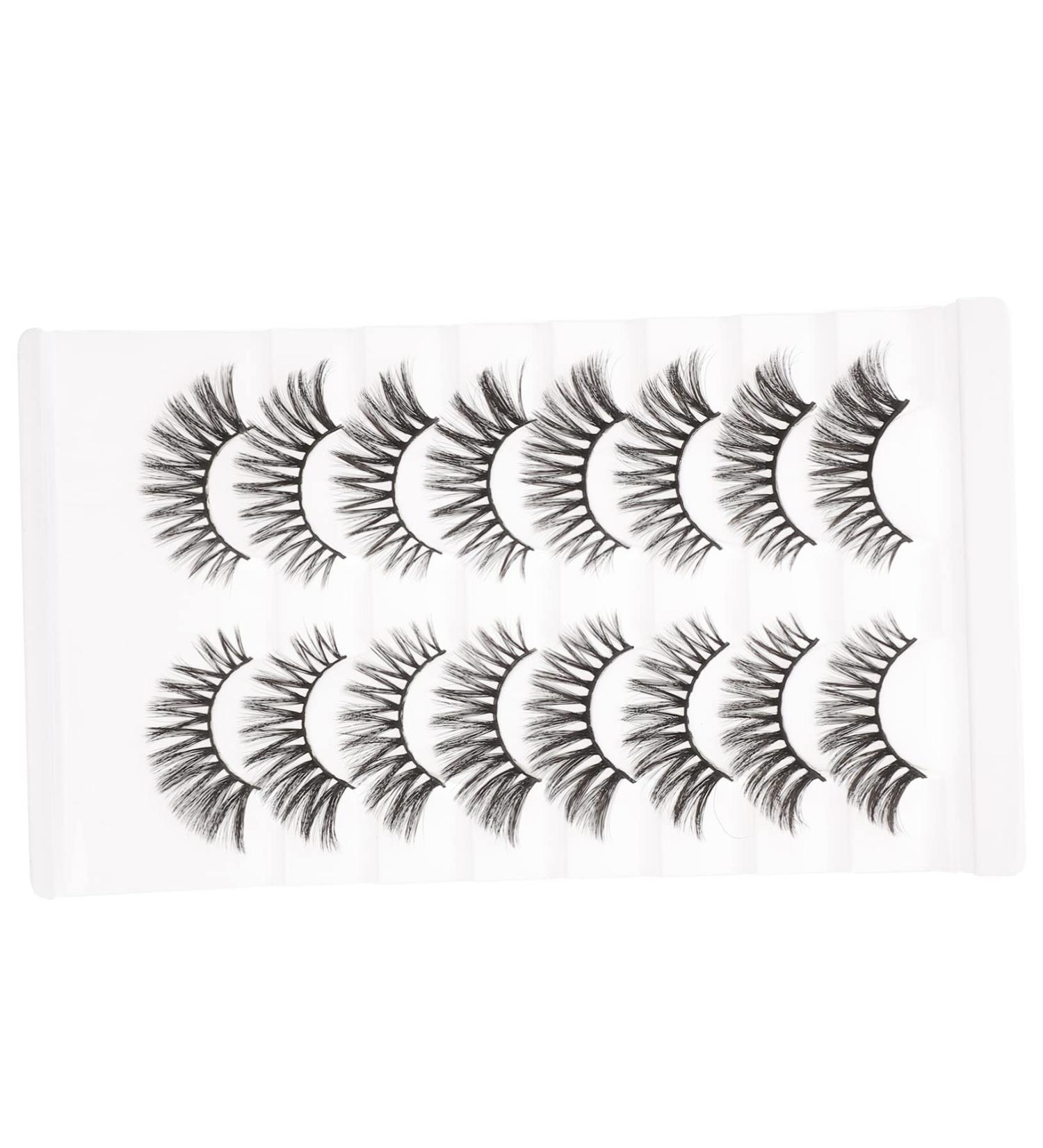 Beaupretty 8 Pairs Chemical Fiber False Eyelashes Fake Lashes Natural Halloween Fake Natural Look Fake Lashes Reusable Fake Eyelashes False Lashes Natural Fluffy Cosmetics Miss - Buy Online on GoSupps.com