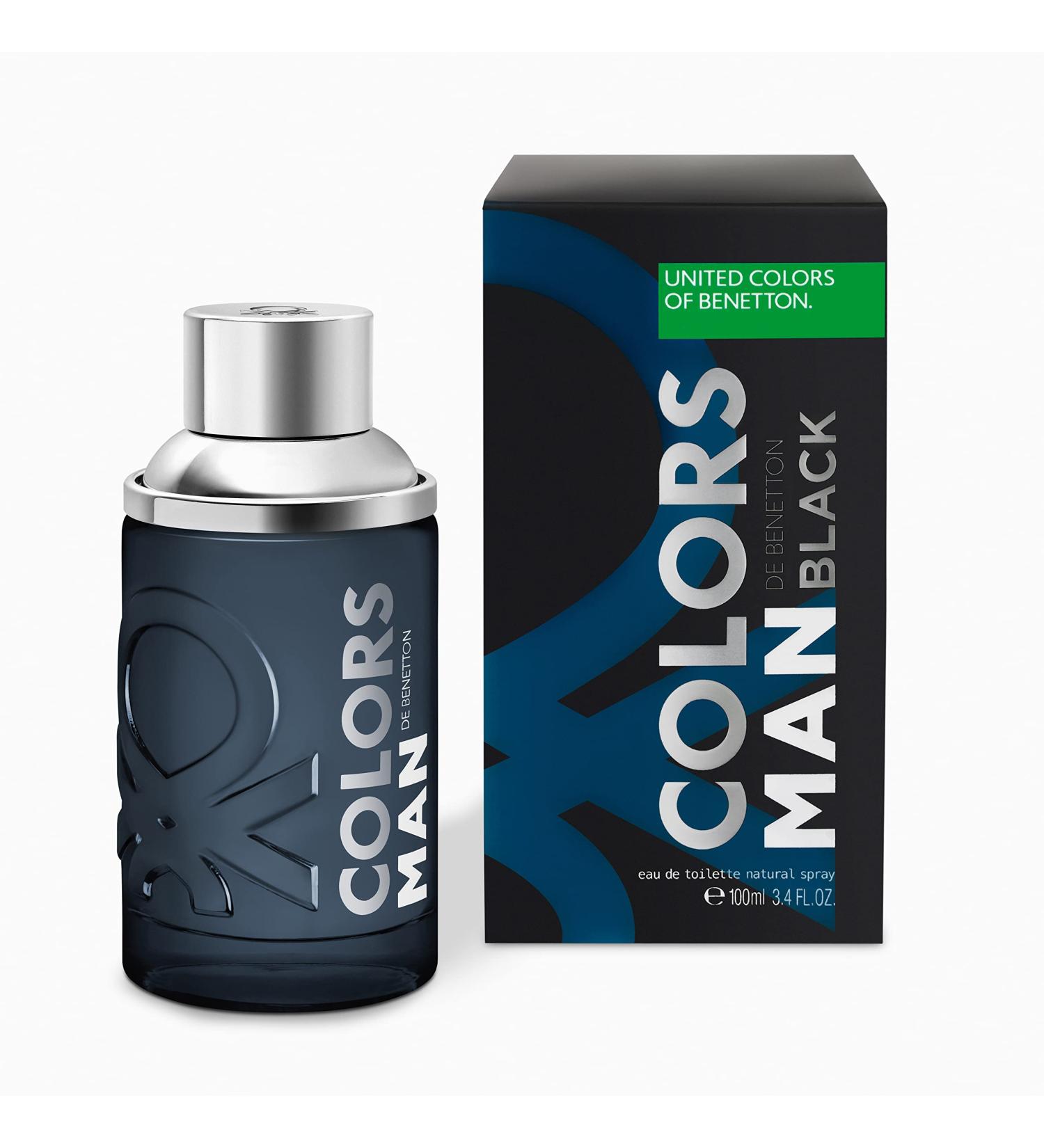 Benetton Colors Man Black by United Colors of Benetton 3.4Oz/100ml EDT - Buy Online on GoSupps.com