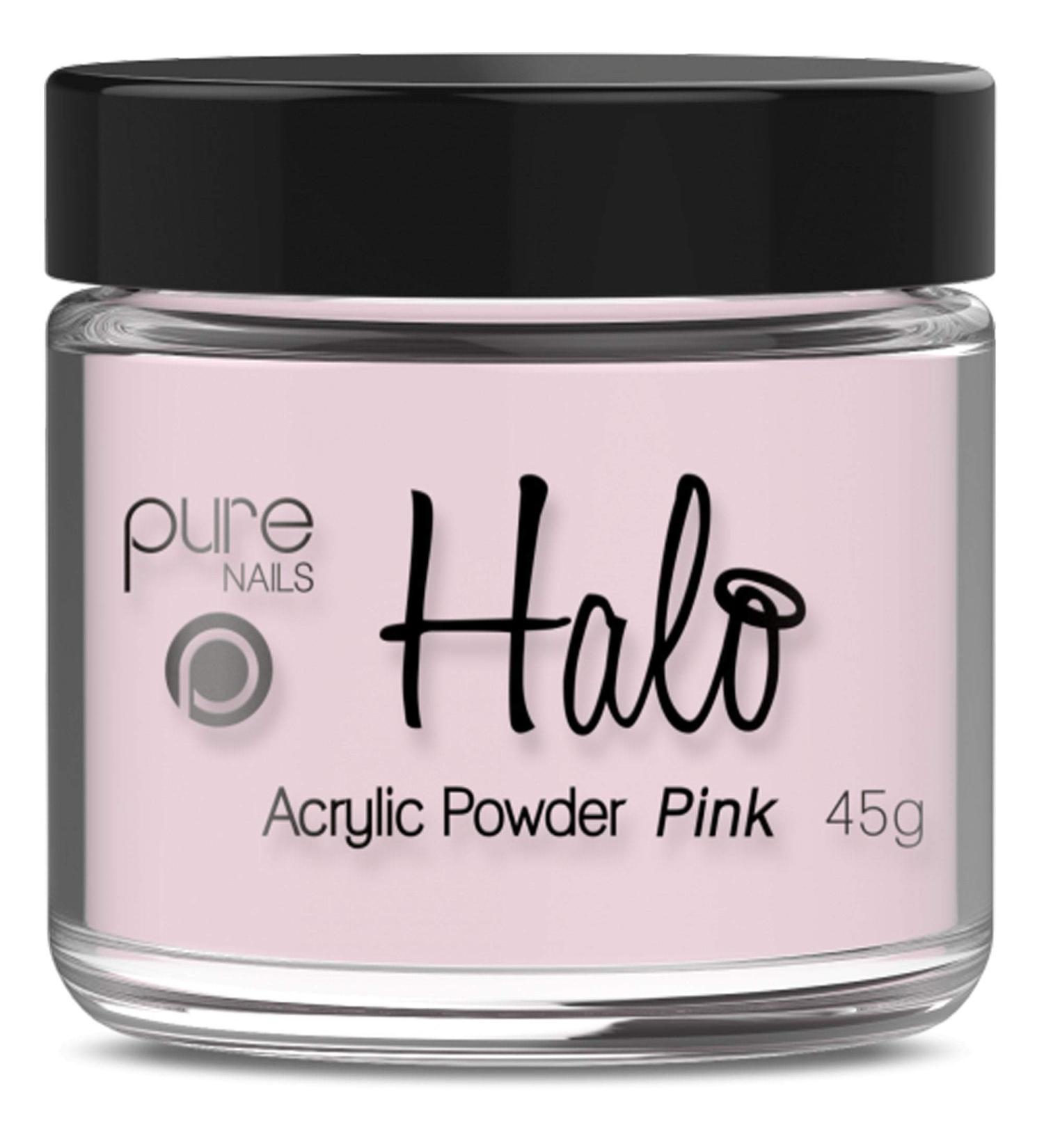 Halo By Pure Nails Acrylic Powder PINK 45g