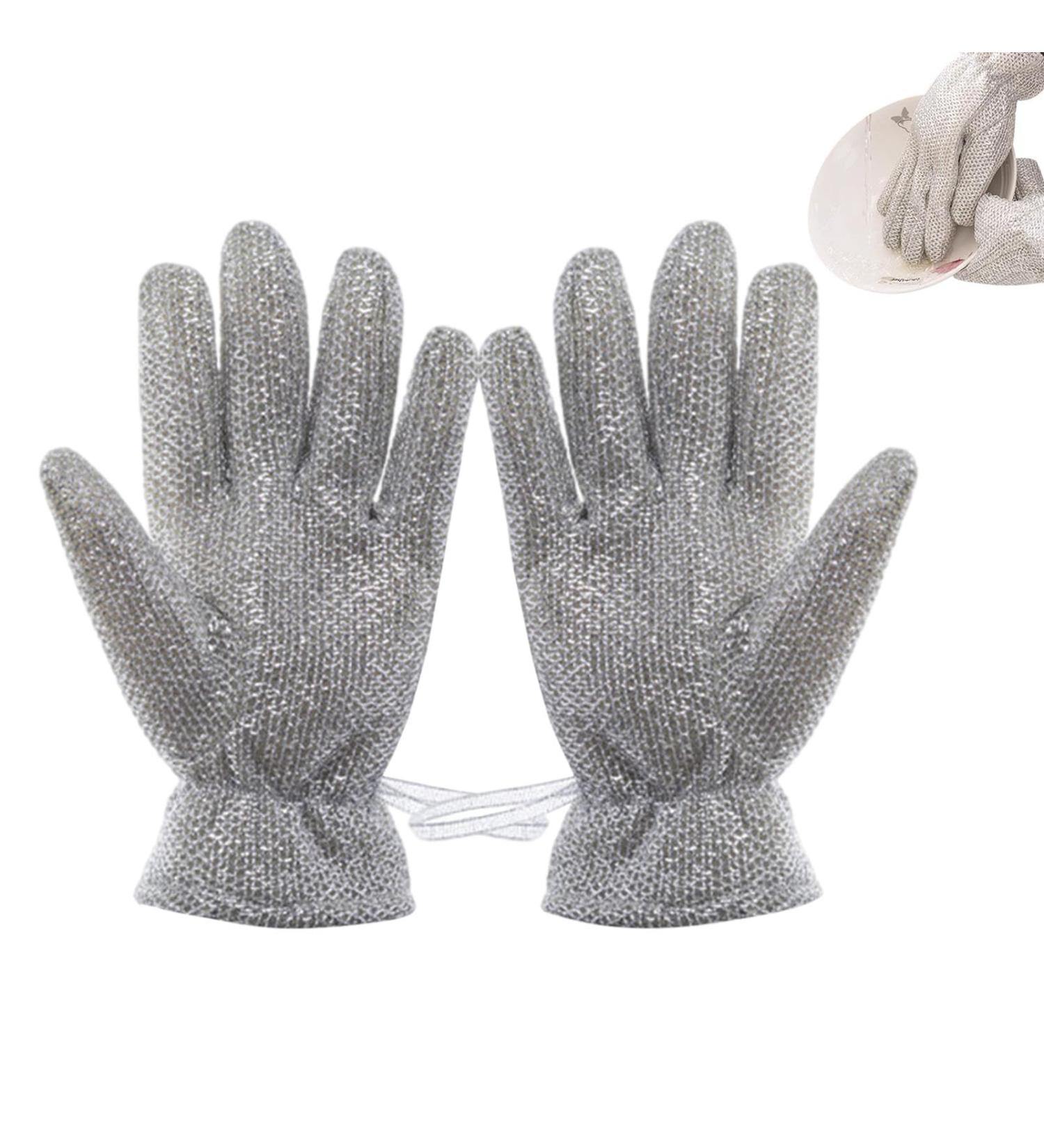 Fovolat Kitchen Dish Gloves Anti-Scalding Waterproof Anti-Slip Cleaning Gloves 30cm Extended Gloves for Remove Stains & Grease Padded Dish Gloves for Car Washing - Buy Online on GoSupps.com