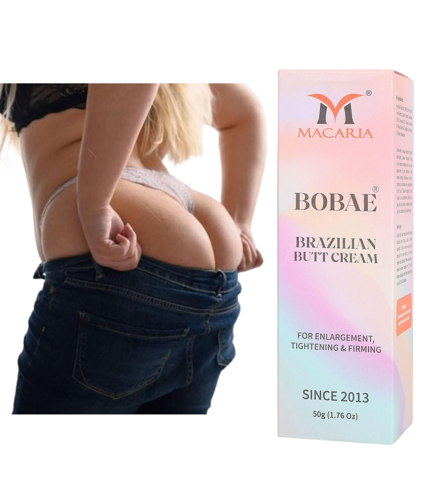 MACARIA Bobae Brazilian Butt Growth Cream For Women & Girls For Fuller Hips - Buy Online on GoSupps.com