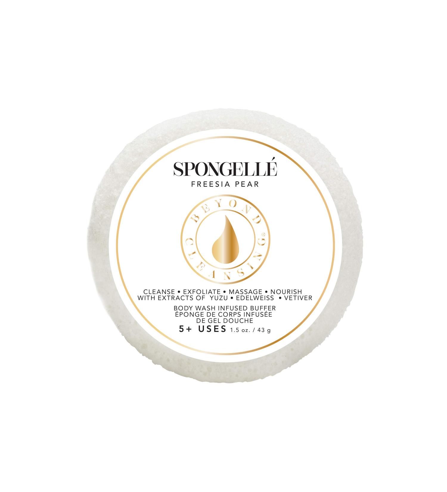 Spongelle Freesia Pear Travel Size Spongette Body Wash Infused Buffer - Shop Now! - Buy Online on GoSupps.com