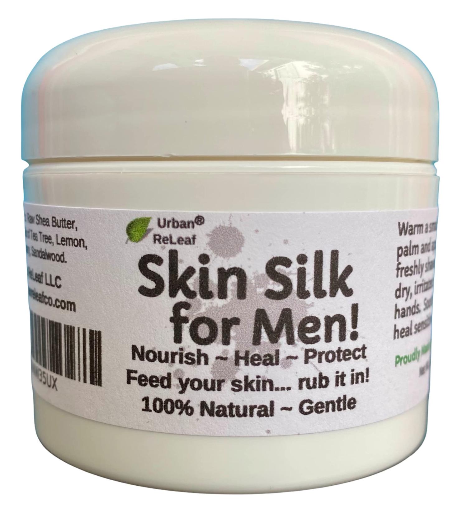 Urban ReLeaf Skin Silk for Men - Natural Moisturizer for Dry Skin & Irritated Hands | Vegan Gift for Dads & Men - Buy Online on GoSupps.com