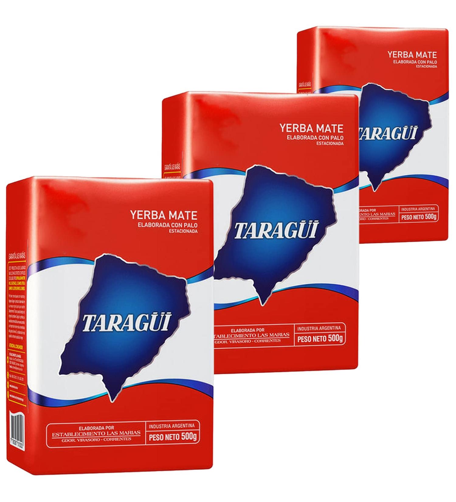 Taragui Yerba Mate Tea 1.5 kg - Authentic Argentine Detox Drink | Energizing 12-Month Aged Blend | International Shipping - Buy Online on GoSupps.com