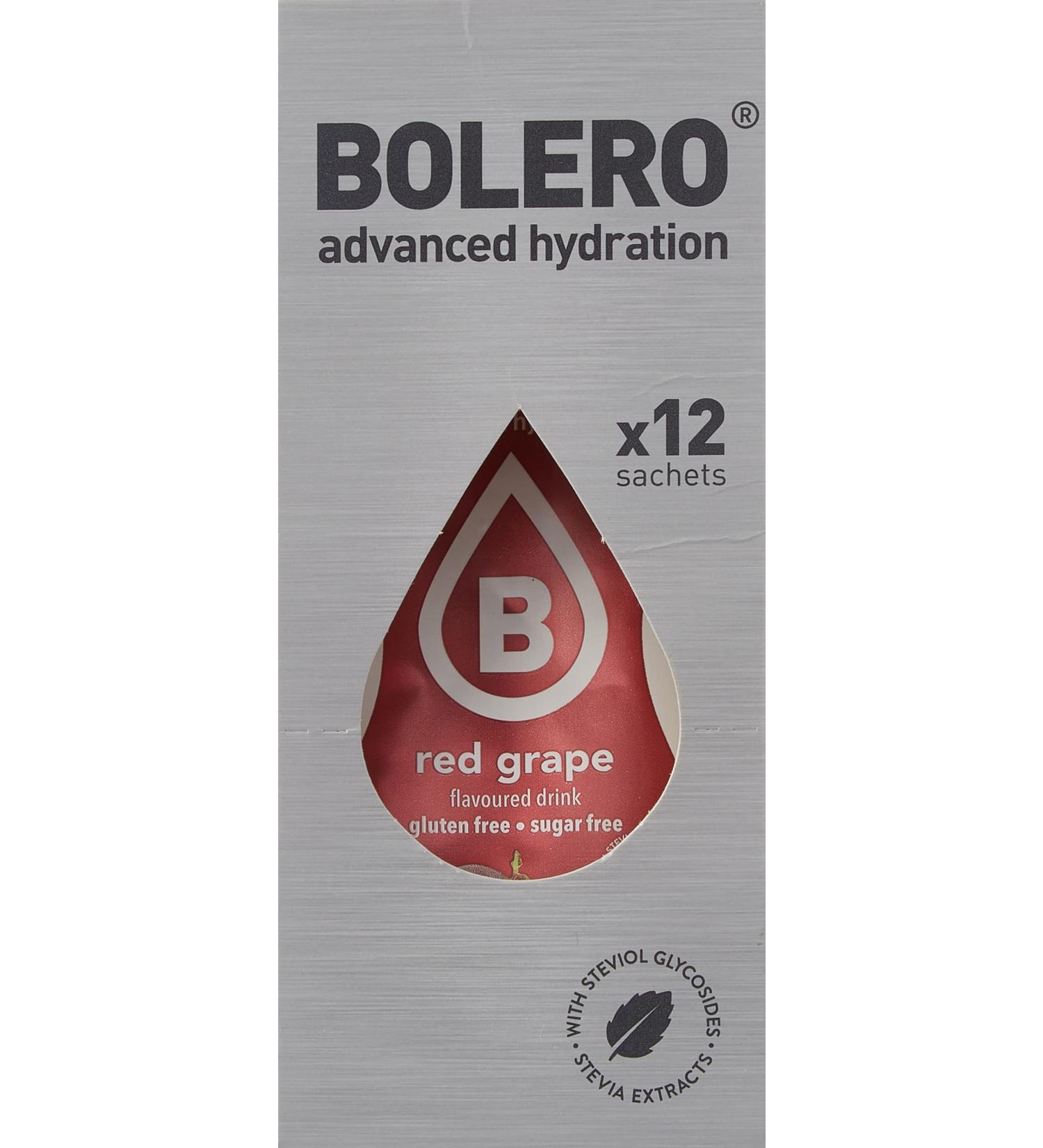 Bolero Drinks Red Grape - 12 Pack (9g Each) | Low-Calorie Flavoring for Global Shipping - Buy Online on GoSupps.com