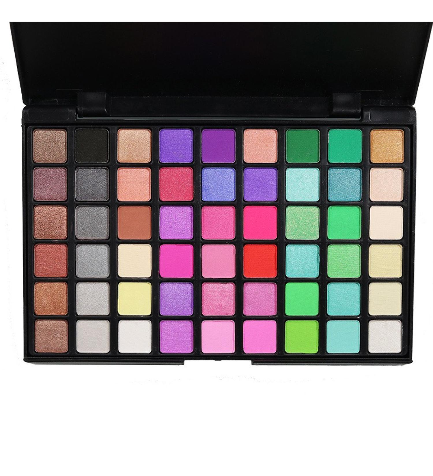  LoveLeiter 54-Color Cosmetic Powder Eyeshadow Palette Natural Shimmer Matte Rich Makeup Colors Eyeshadow Palette Eyeshadow Kit - Buy Online on GoSupps.com