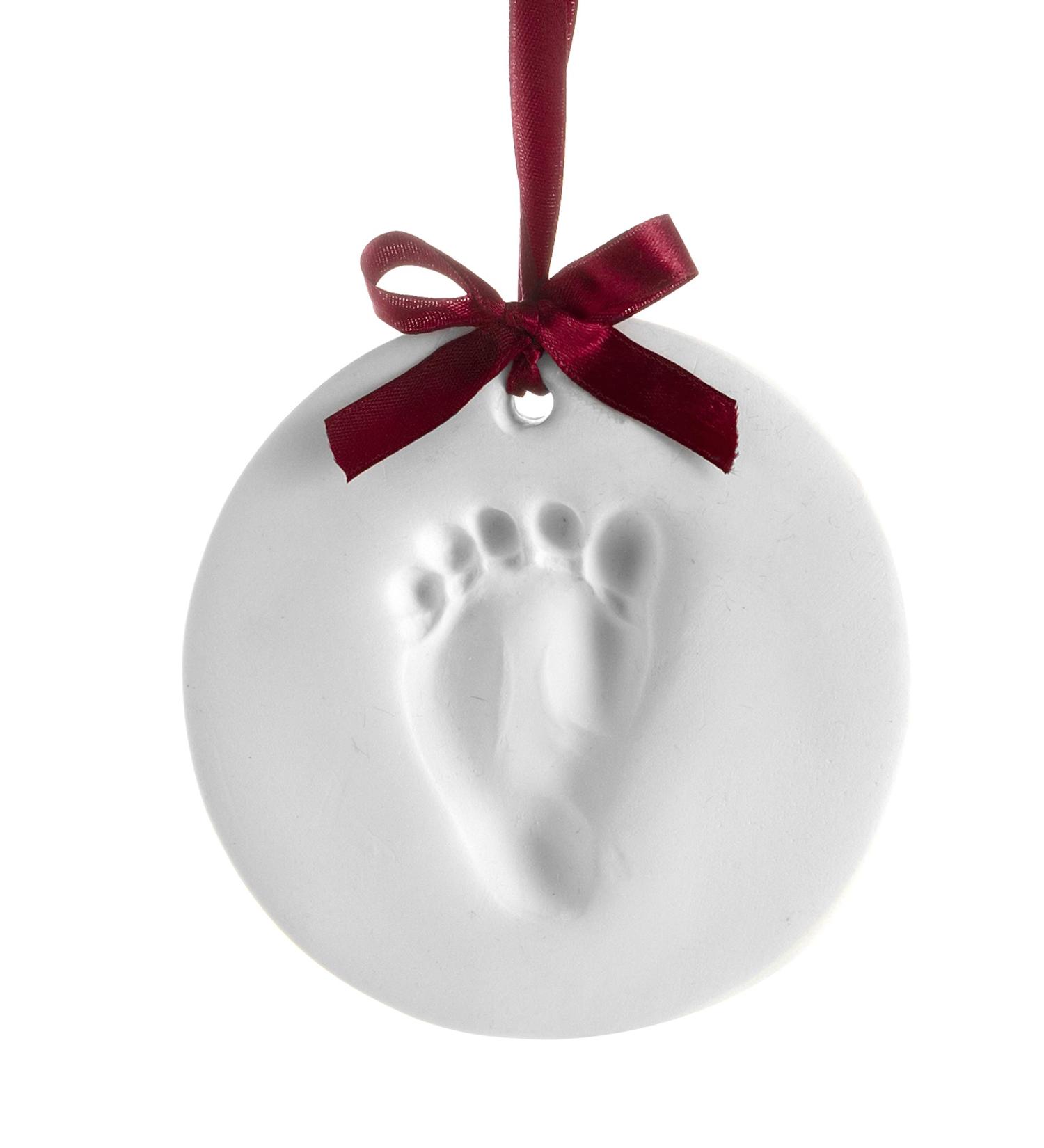 Pearhead Babyprints Handprint or Footprint Ornament Kit - Easy DIY Christmas Baby Gift (50010) - Buy Online on GoSupps.com