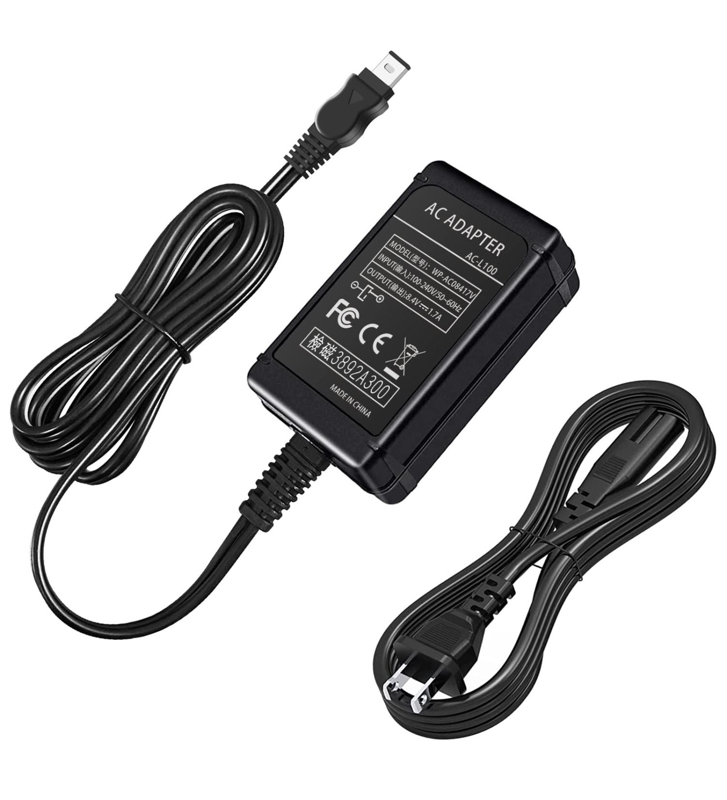 TKDY AC-L100 Charger for Sony Handycam Camcorder | Power Adapter for DCR TRV Series | Replace AC-L10A, L10B, L15A, L15B, L100A, L100B, L100C - Buy Online on GoSupps.com