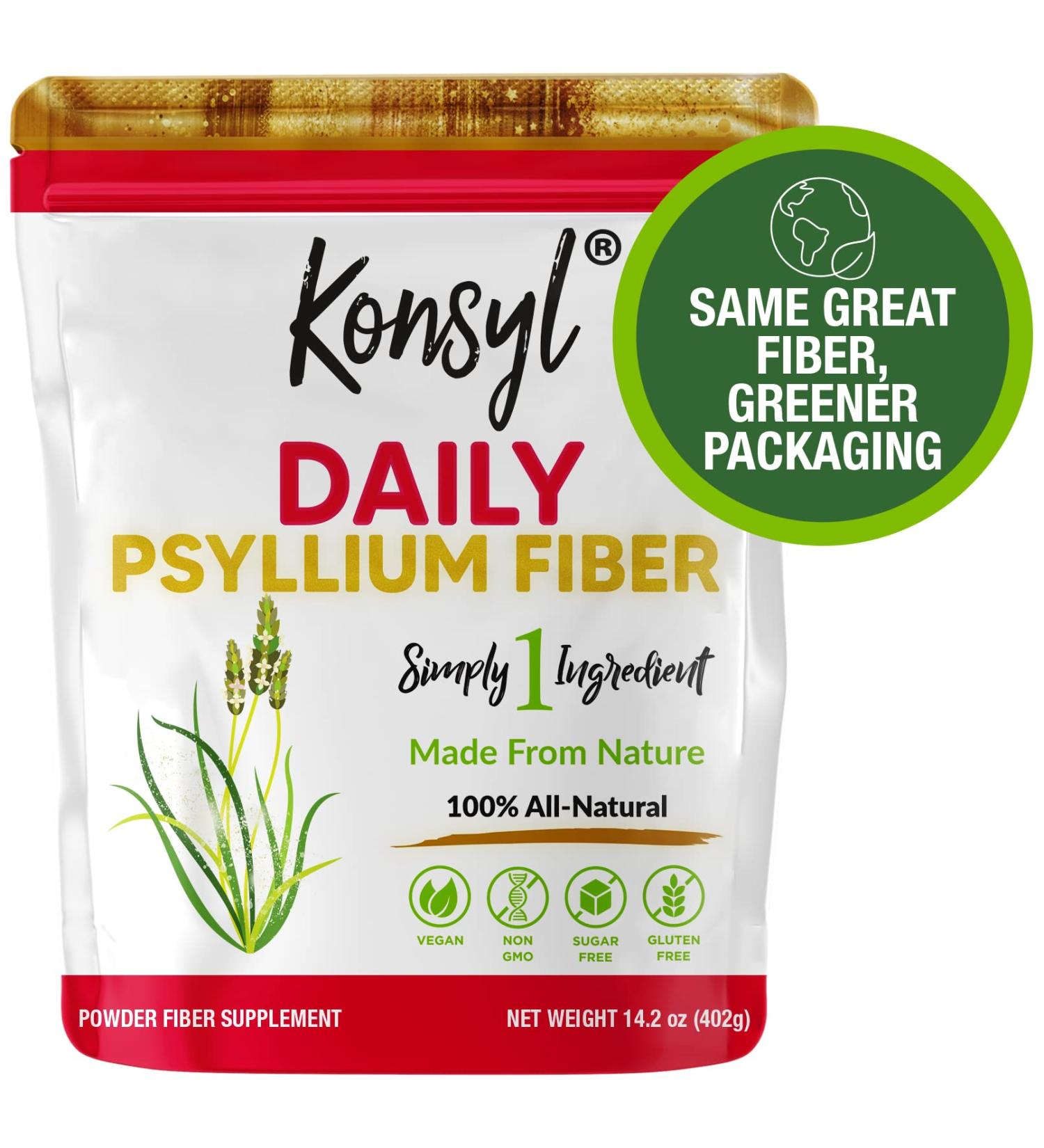 Konsyl Original Formula Psyllium Fiber 14.2 oz - Natural Constipation Relief - Buy Online on GoSupps.com
