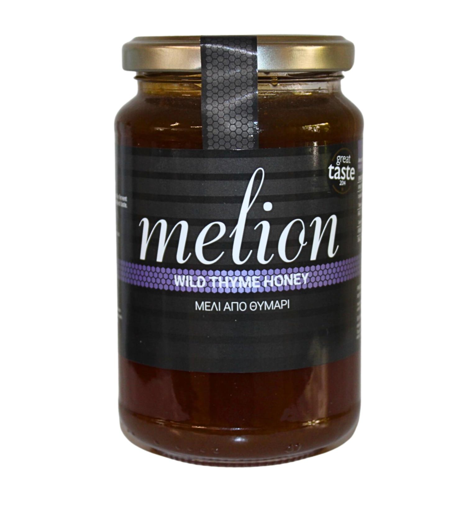 Melion Greek Wild Thyme Honey 470g - UNHEATED RAW - Buy Online on GoSupps.com