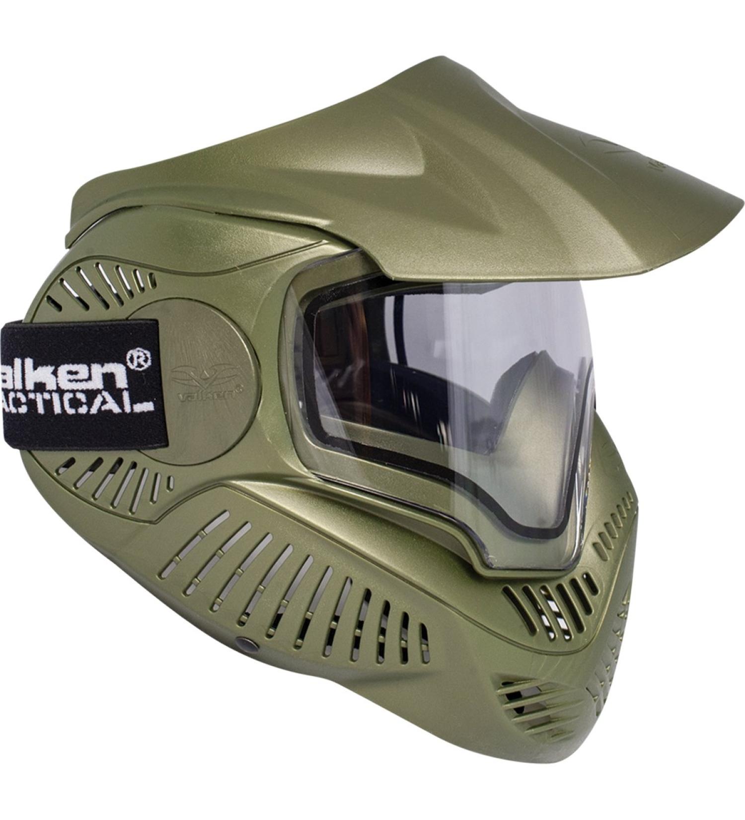 Valken Paintball MI-7 Goggle/Mask - Dual Pane Thermal Lens Olive - Buy Online on GoSupps.com