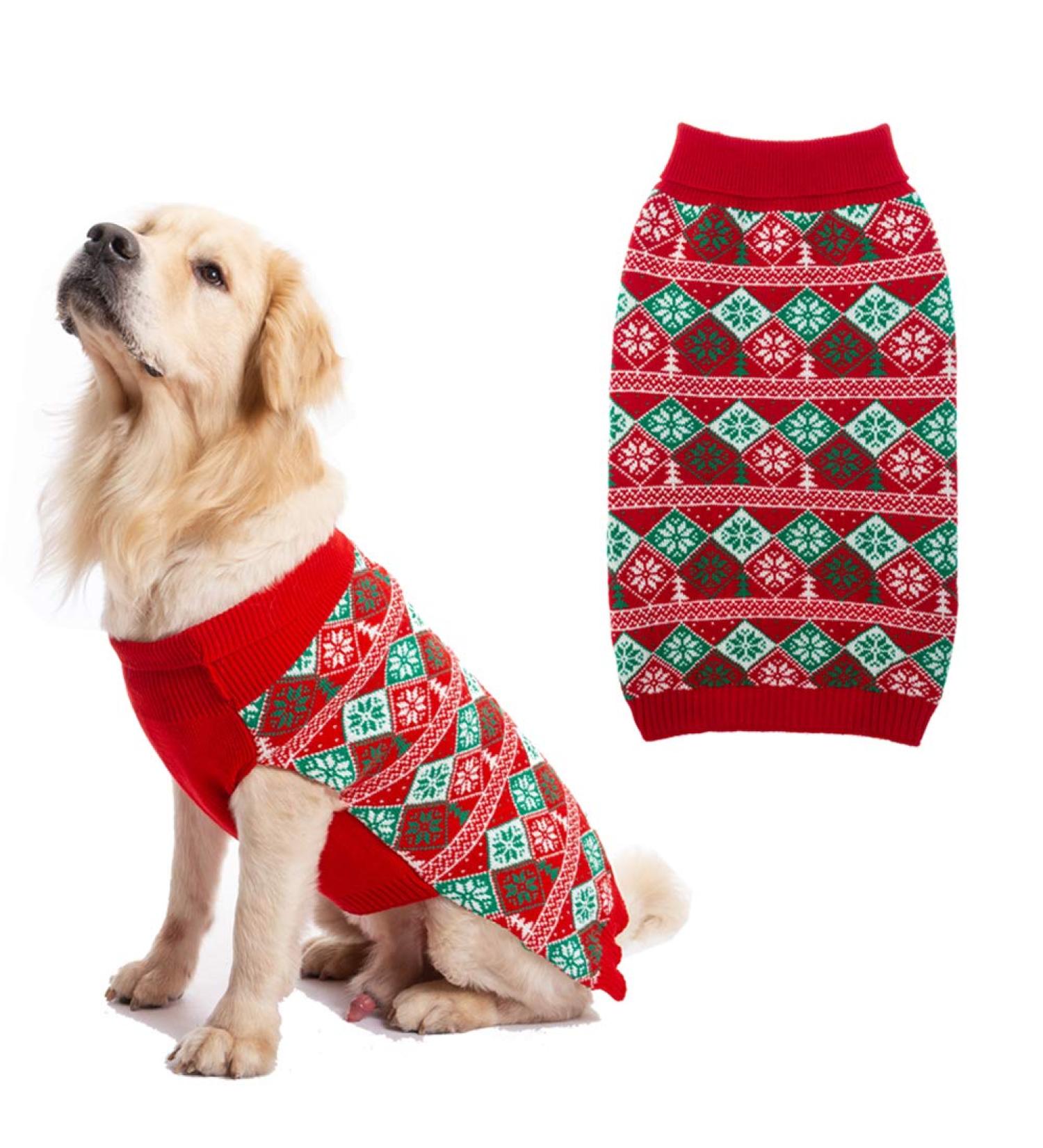 KOOLTAIL Turtleneck Dog Jumper Sweater Coat - Medium Red - Buy Online on GoSupps.com