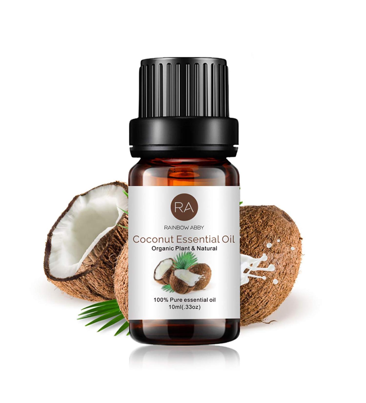 100% Pure Organic Coconut Essential Oil - Therapeutic Grade for Diffuser, Sleep, Massage & Aromatherapy - 10ML - Buy Online on GoSupps.com