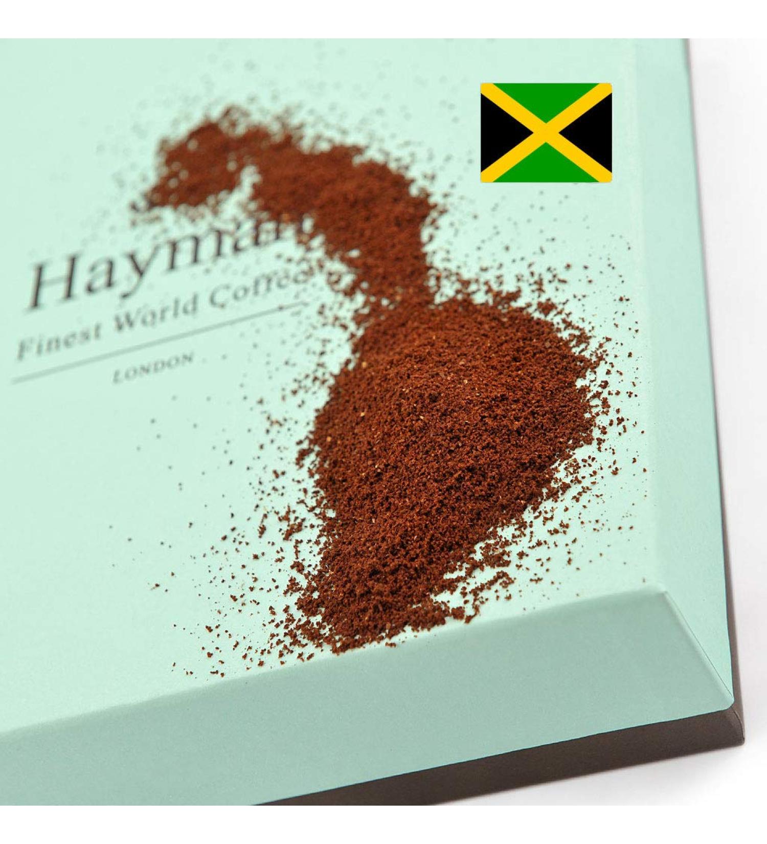  Hayman - Finest World Coffee 100% Blue Mountain Coffee from Jamaica - Ground - One of the best coffees in the world freshly roasted and ground for you! (Box with 680g) - Buy Online on GoSupps.com