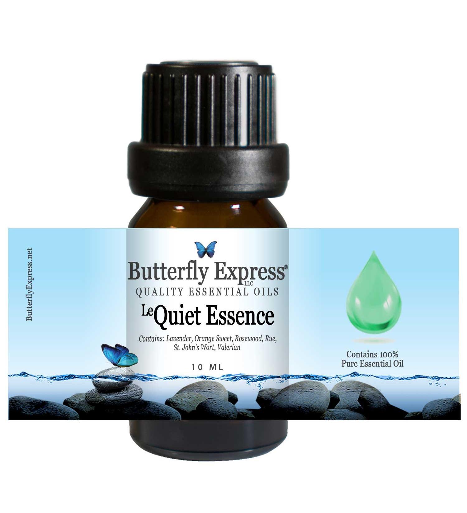 Le Quiet Essence Essential Oil Blend 10ml - 100% Pure - by Butterfly Express