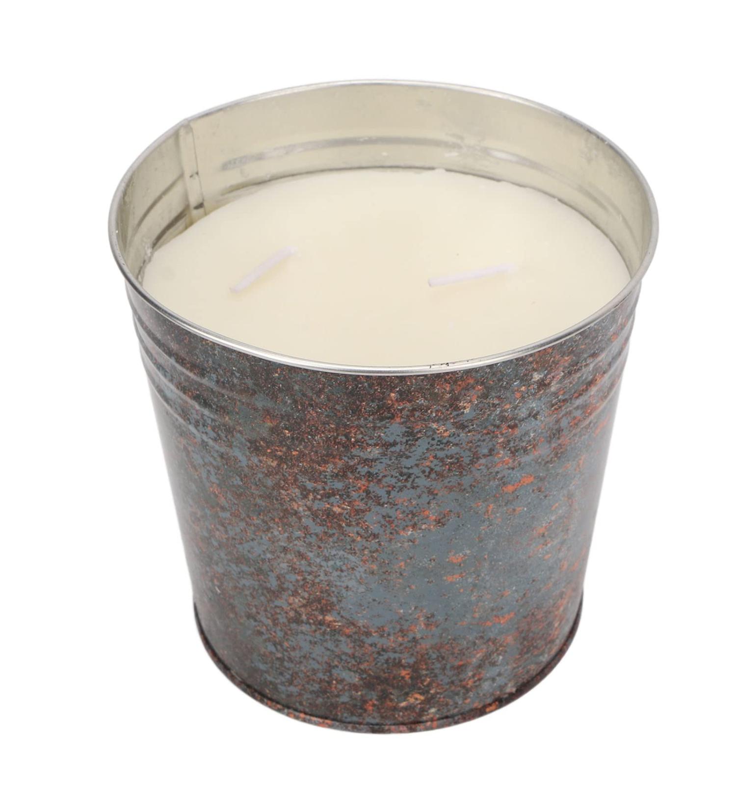 Septpenta 3 Wick Citronella Bucket Candle - Lemongrass Soy Wax for Outdoor & Indoor Use | Perfect for Patio Picnics Camping & Family Gatherings - Buy Online on GoSupps.com