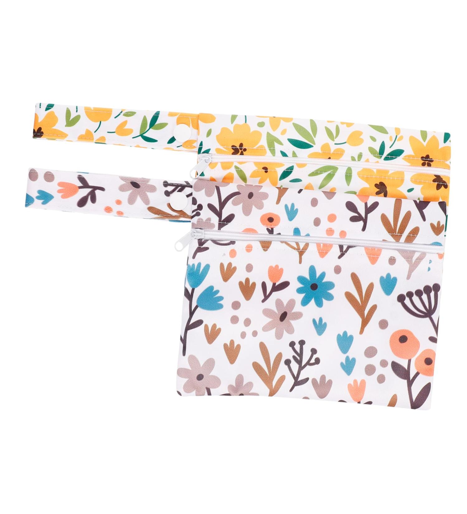 Healeved Menstrual Pad Bags - Set of 2 | Women's Coin Purse & Card Holder Wallet | Menstrual Liner & Tampon Collection Pouch | Cosmetic & Coin Bag - Buy Online on GoSupps.com