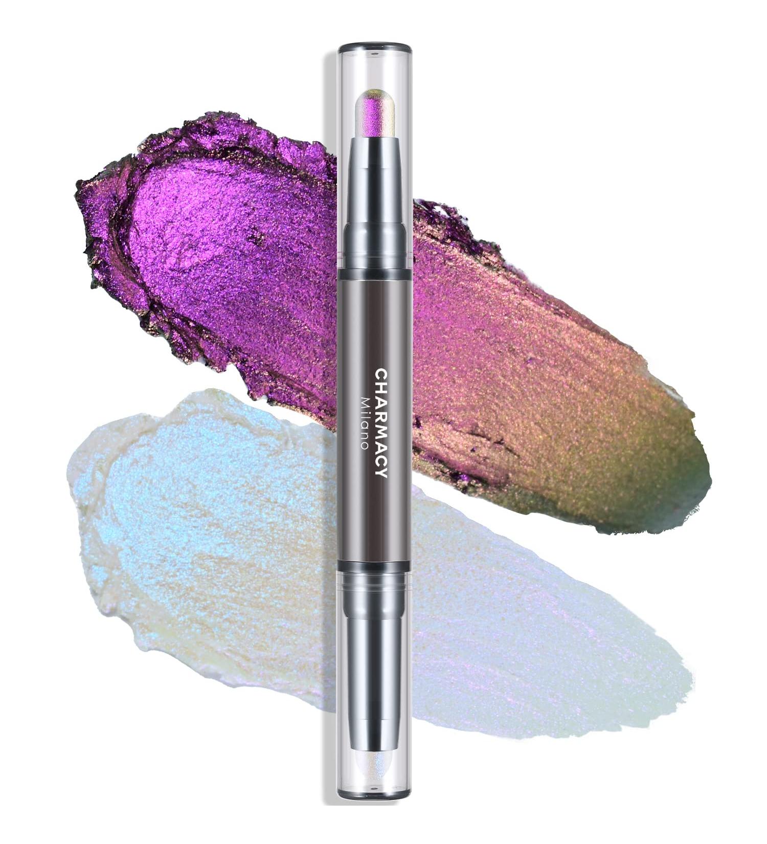 CHARMACY Multichrome Waterproof Cream Eyeshadow Stick High Pigmented & Smudge-Proof Vegan Highlighter (901) - Buy Online on GoSupps.com