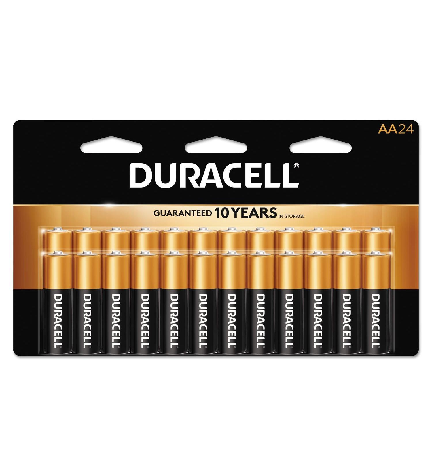 DURMN2400B24000 - CopperTop Alkaline Batteries with Duralock Power Preserve Technology