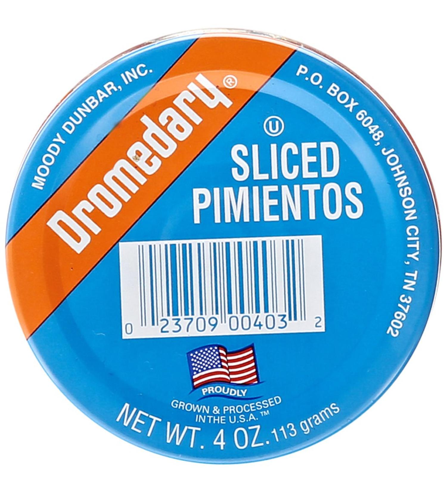 Dromedary Sliced Pimientos 4 oz - Premium Quality Spanish Peppers - Buy Online on GoSupps.com